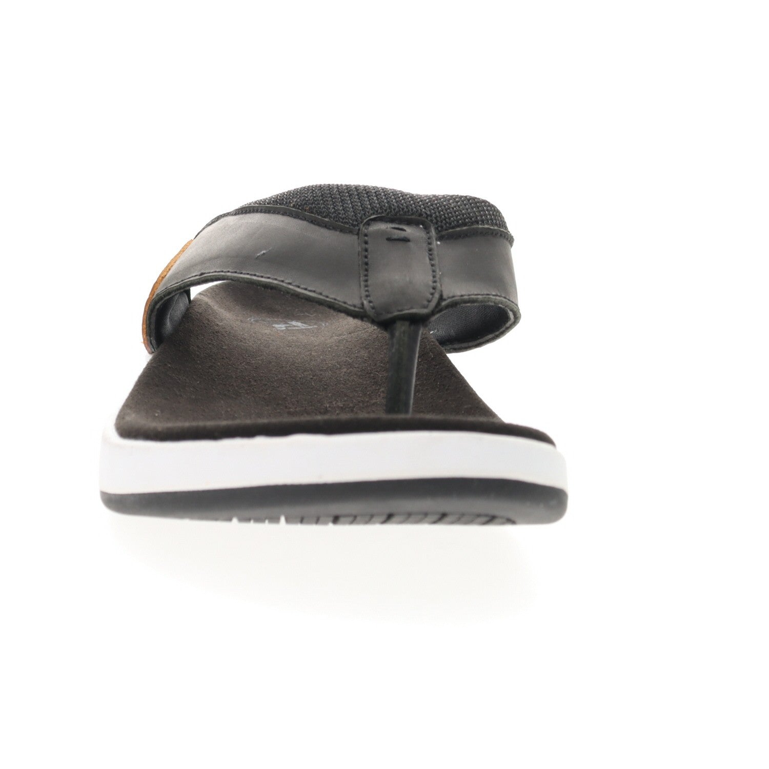 Propet Easton Men's Thong Sandals - Black - Front
