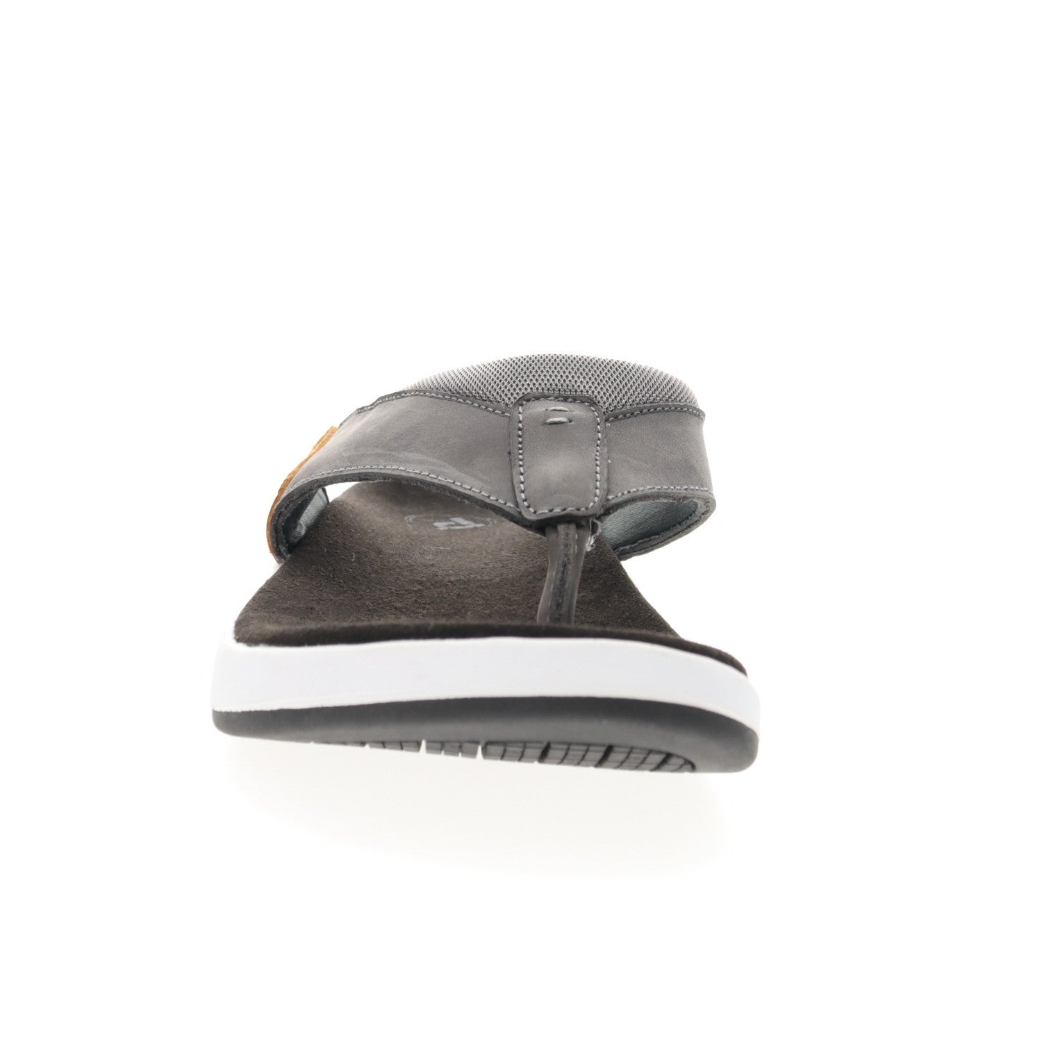 Propet Easton Men's Thong Sandals - Grey - Front