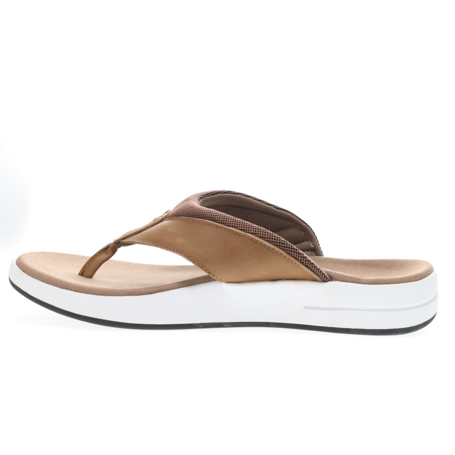 Propet Easton Men's Thong Sandals - Tan - Instep Side