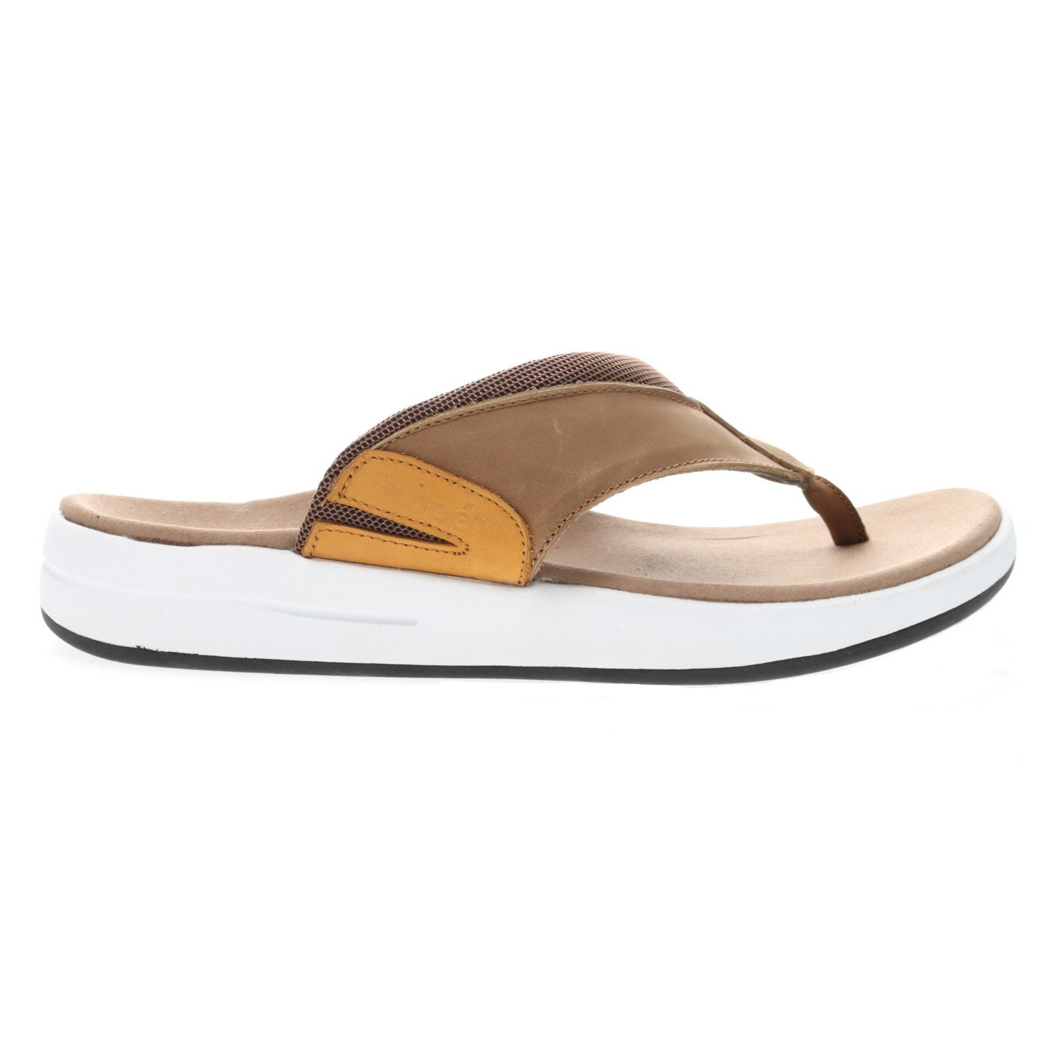 Propet Easton Men's Thong Sandals - Tan - Outer Side