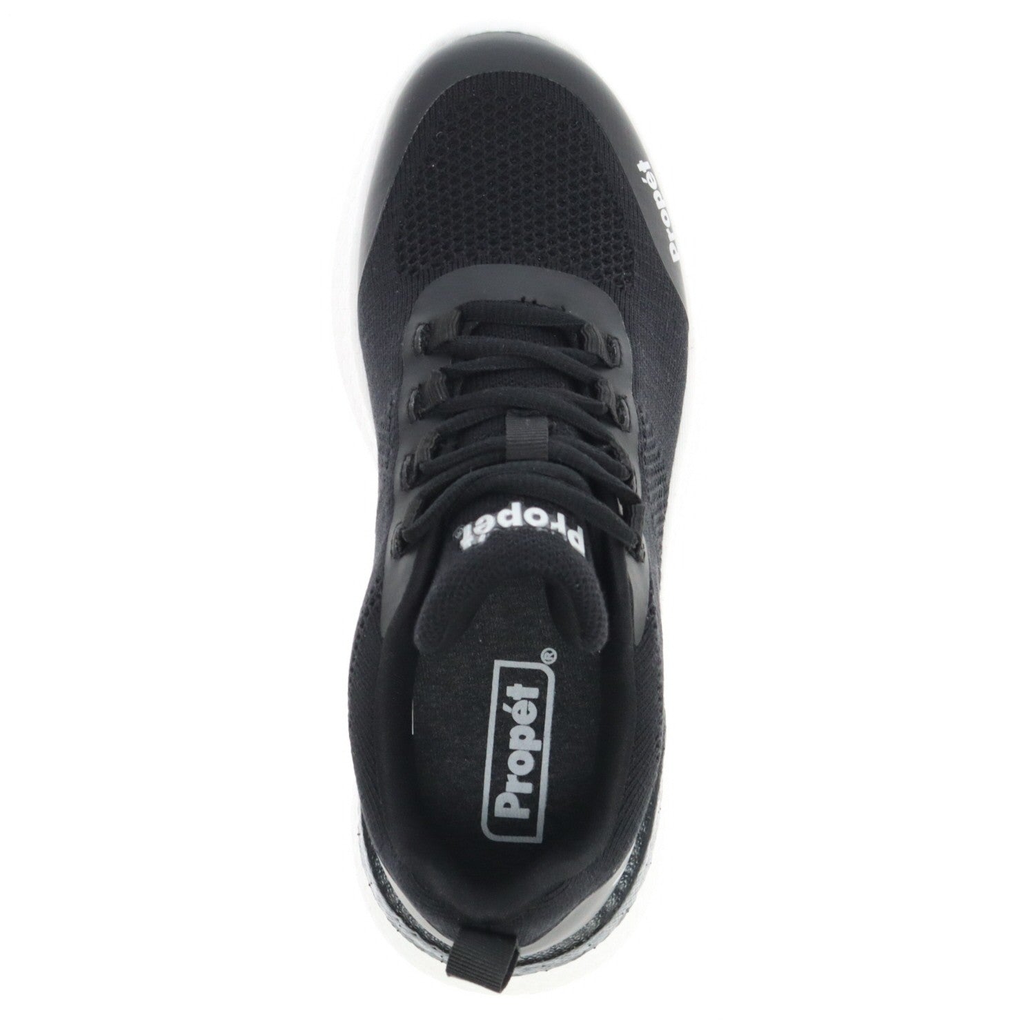 Propet B10 Usher Men's Shoe - Black - top view