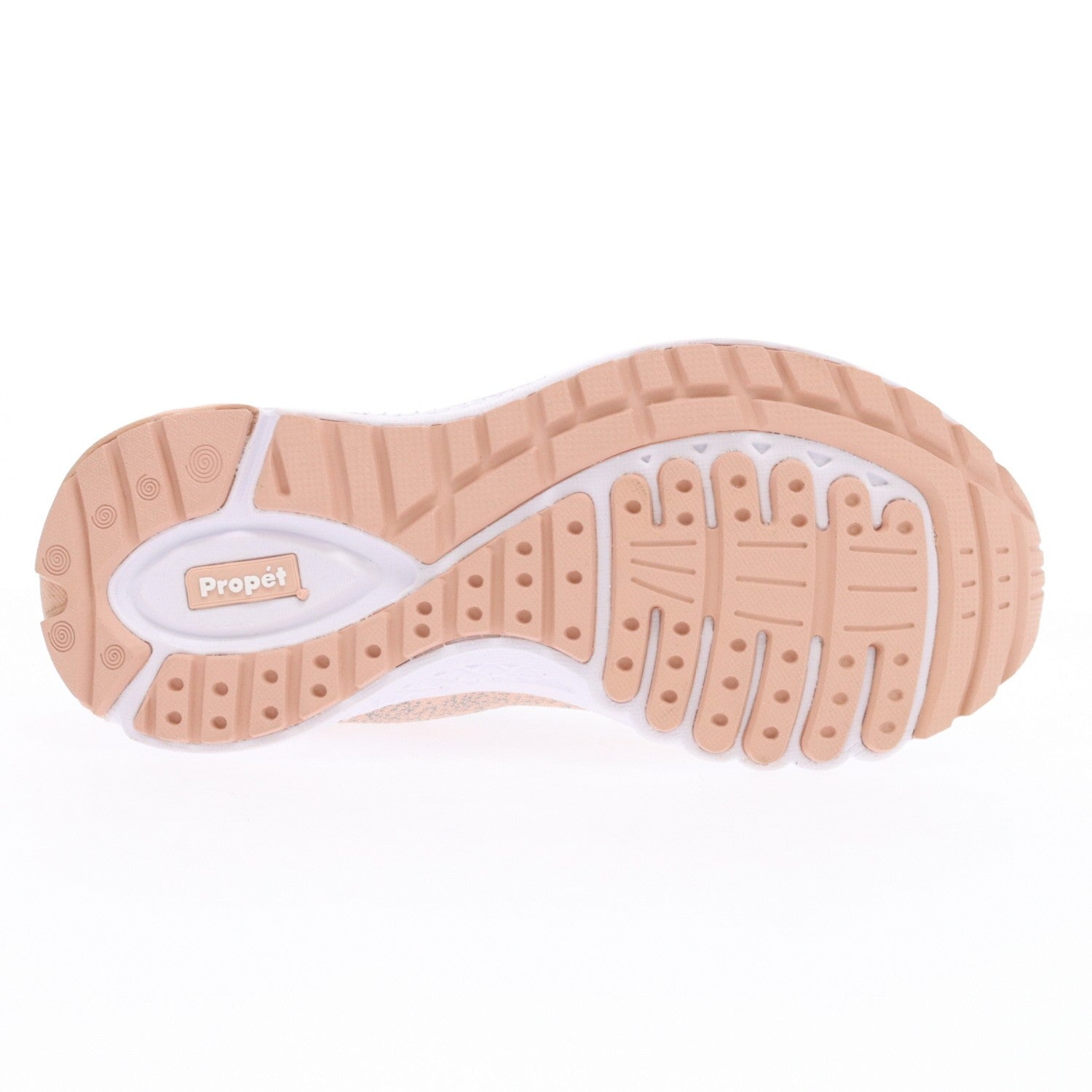 Propet EC-5 Women's Sneaker - Grey/peach - bottom view