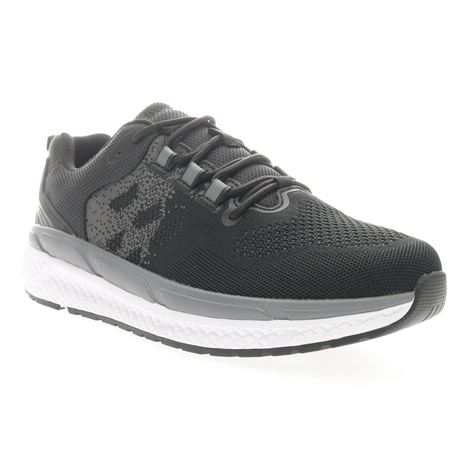 Propet Ultra 267 Men's Athletic Comfort Shoe in Black/grey