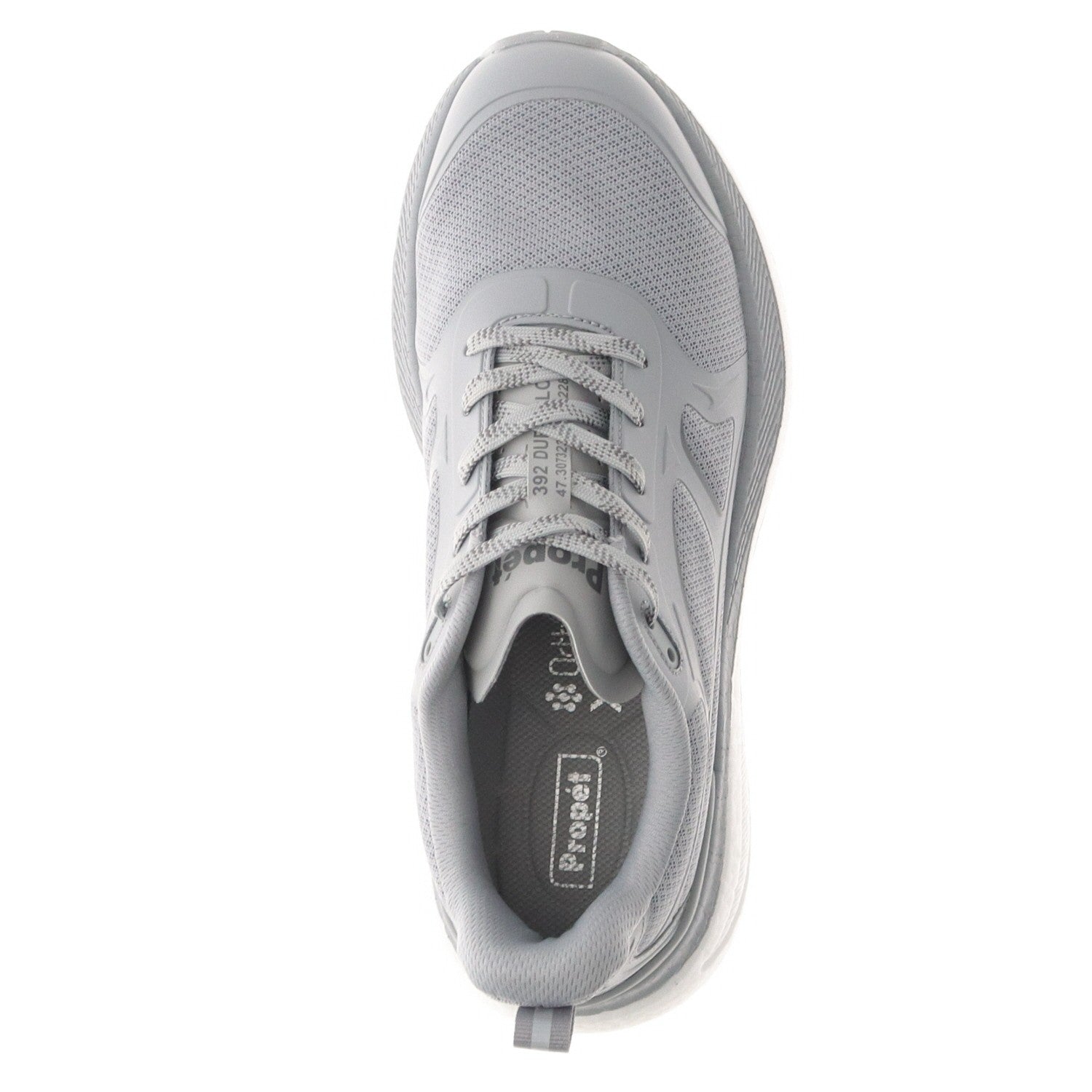 Propet Prop?t 392 DuroCloud? Men's Athletic Shoe - Grey - top view