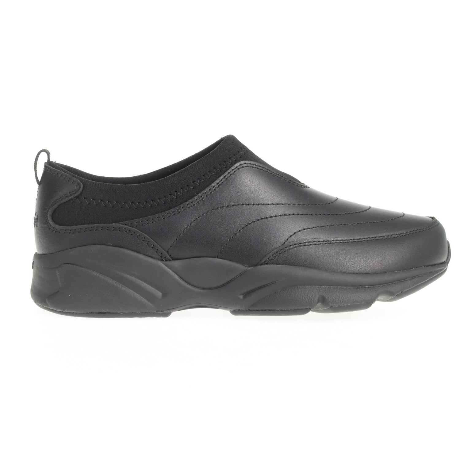 Propet Stability Slip-on Men's Walking Shoe - Black - outside view