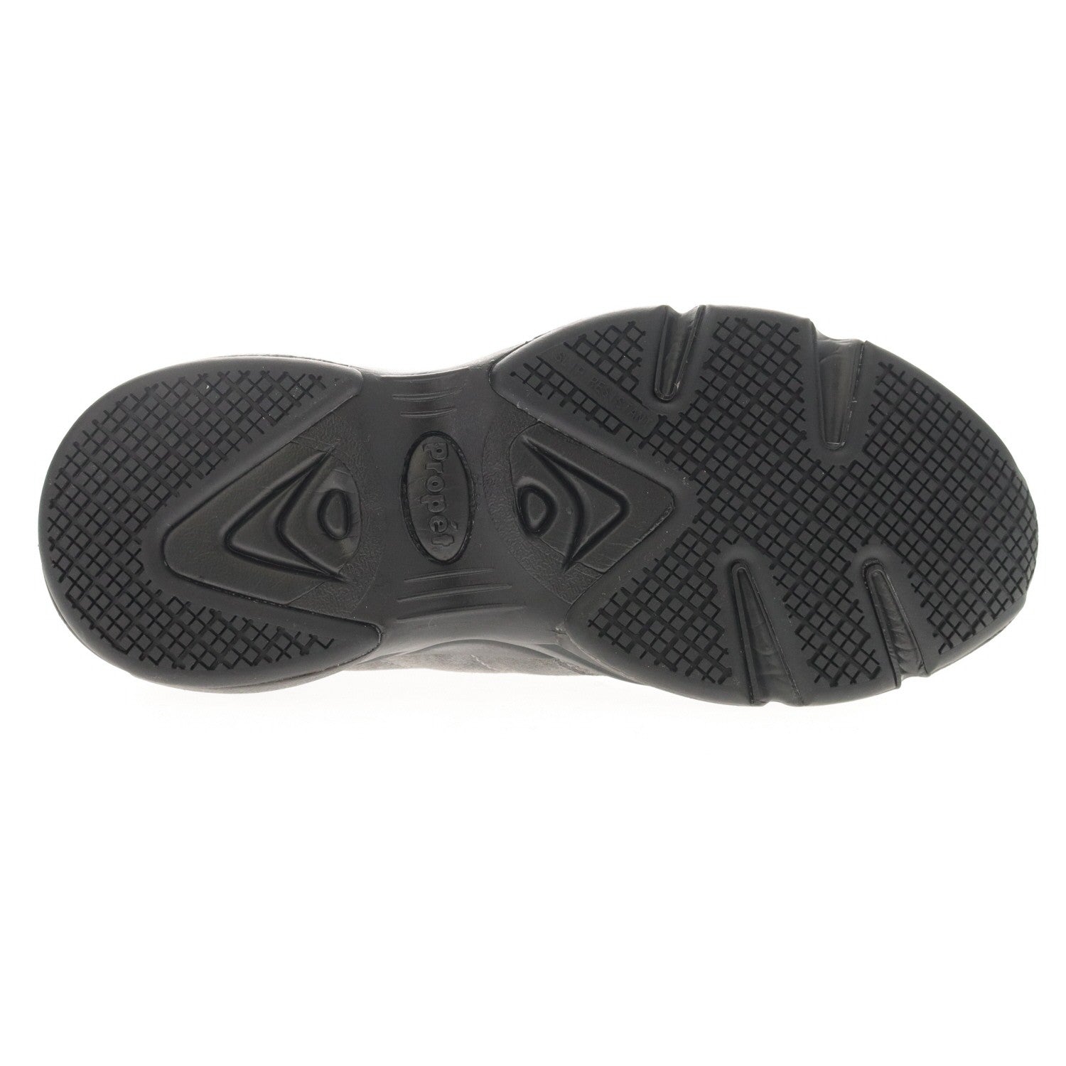 Propet Stability Slip-on Men's Walking Shoe - Dark Grey - bottom view