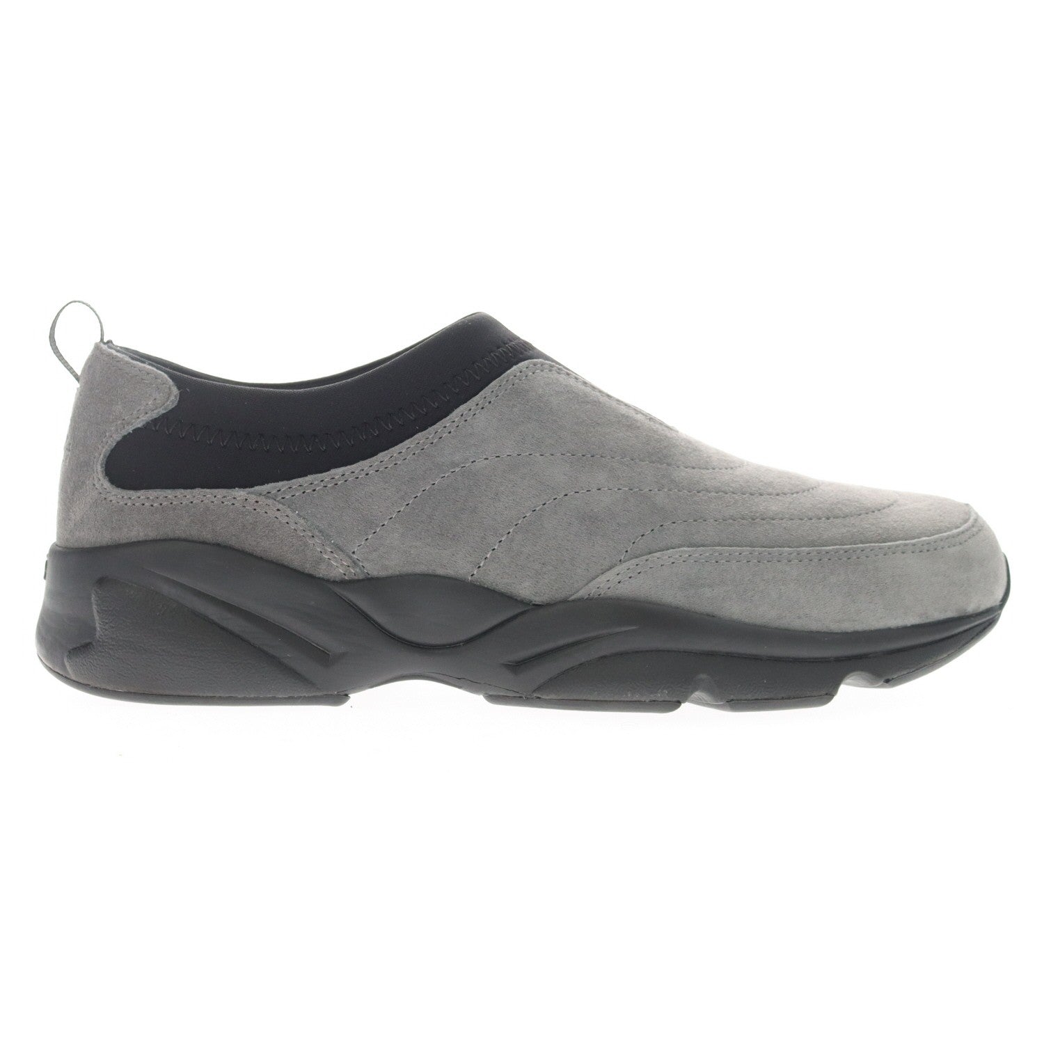 Propet Stability Slip-on Men's Walking Shoe - Dark Grey - outside view