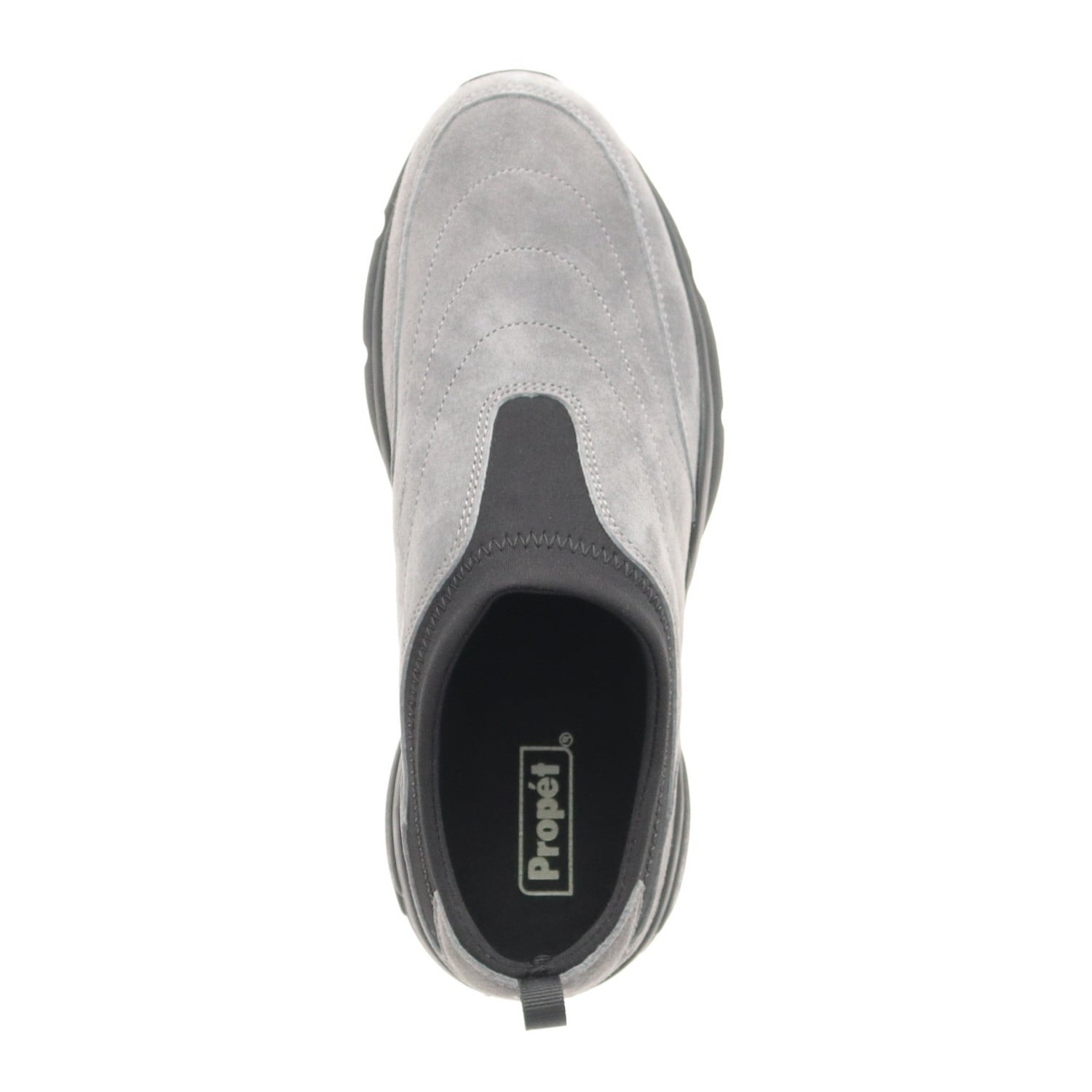 Propet Stability Slip-on Men's Walking Shoe - Dark Grey - top view