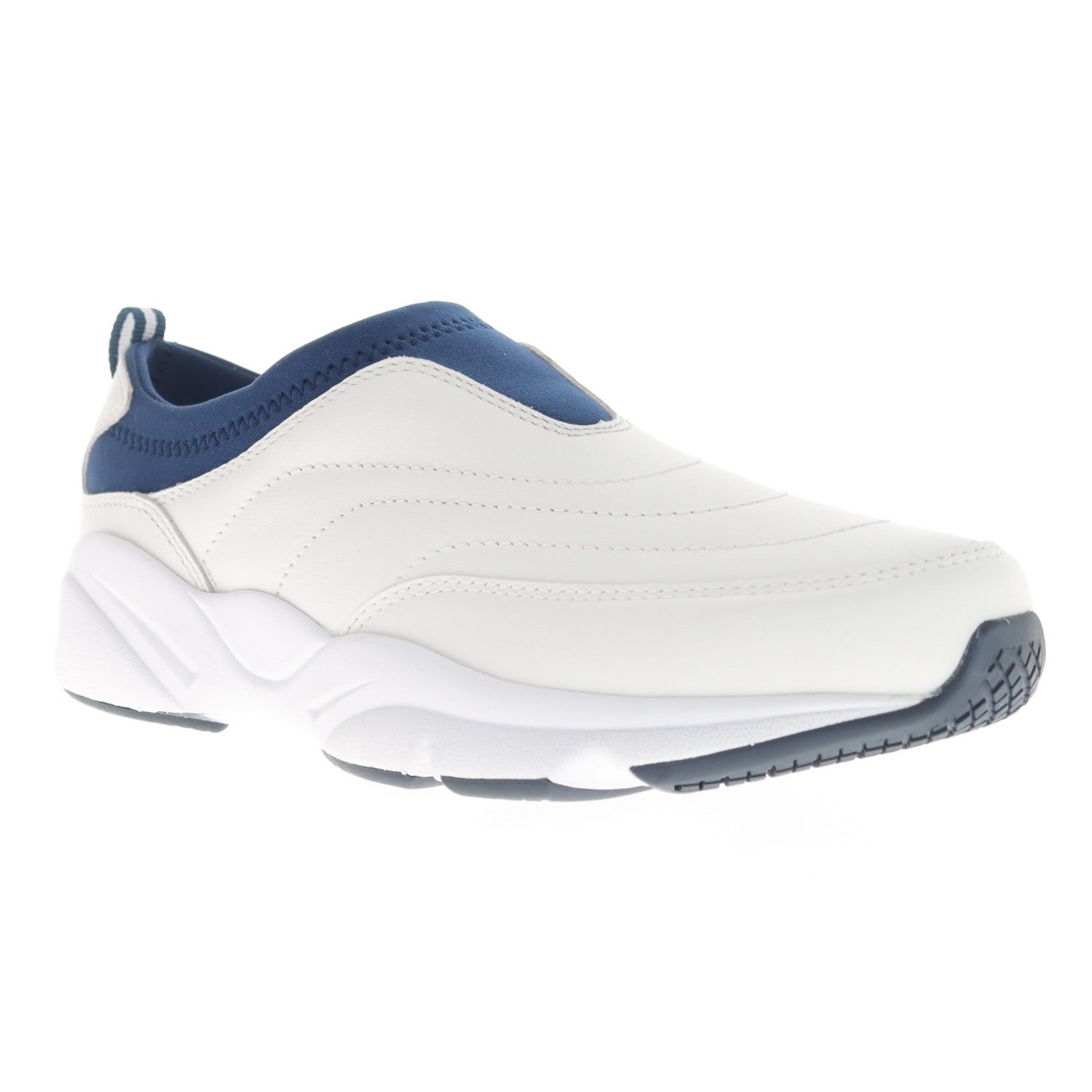 Propet Stability Slip-on - Women's Slip-on Shoe in White/navy