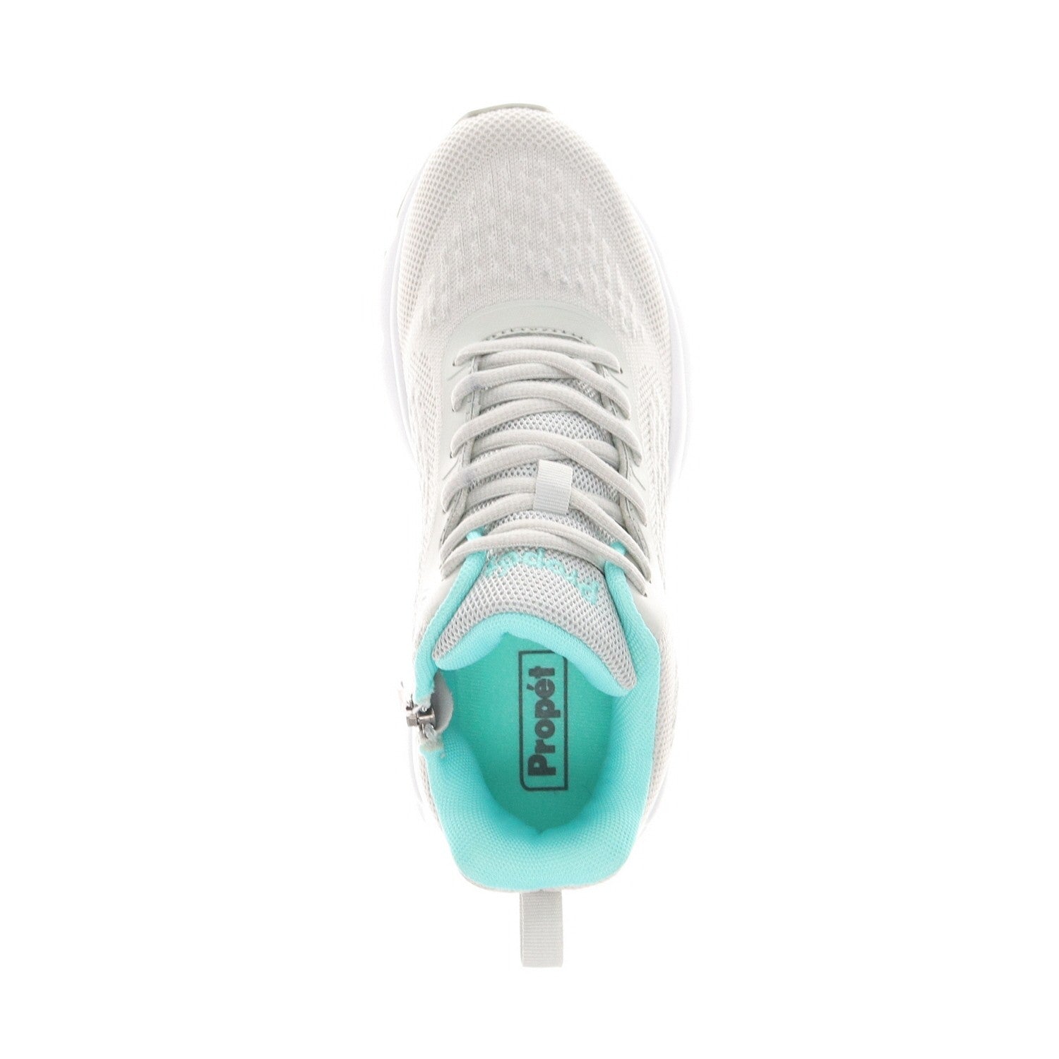 Propet Stability Strive Mid Women's Walking Shoe - Grey/mint - top view