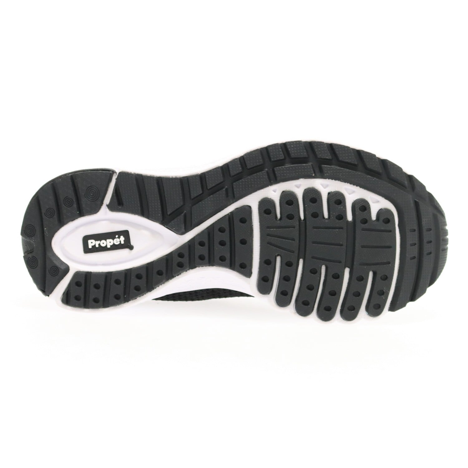 Propet Tour Knit Slide Women's Slide Sandal - Black - bottom view