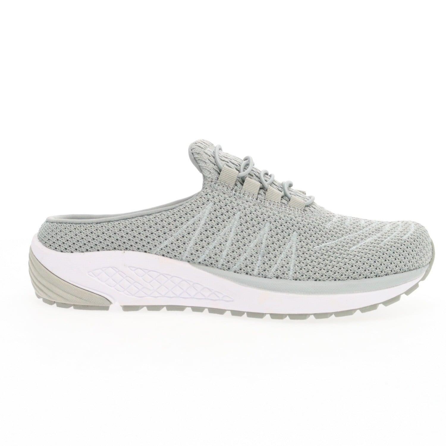 Propet Tour Knit Slide Women's Slide Sandal - Grey - outside view