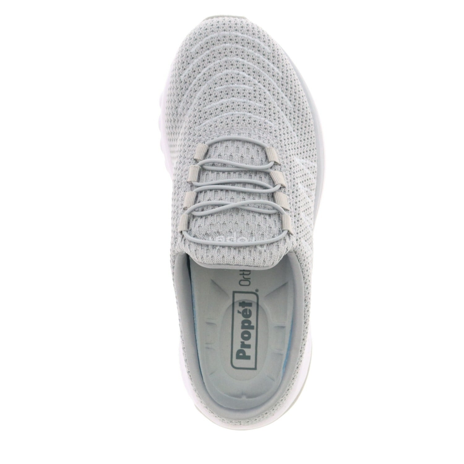Propet Tour Knit Slide Women's Slide Sandal - Grey - top view