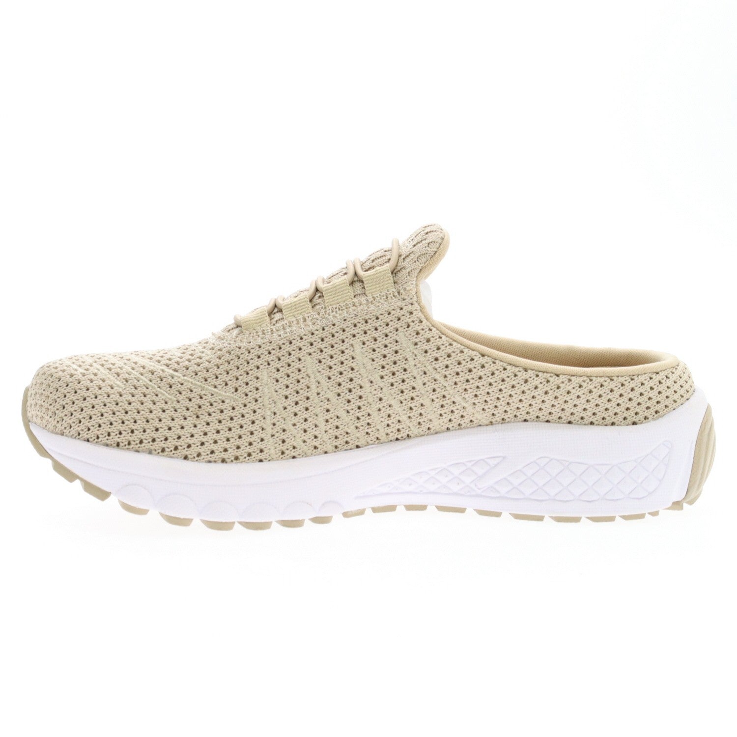 Propet Tour Knit Slide Women's Slide Sandal - Sand - inside view