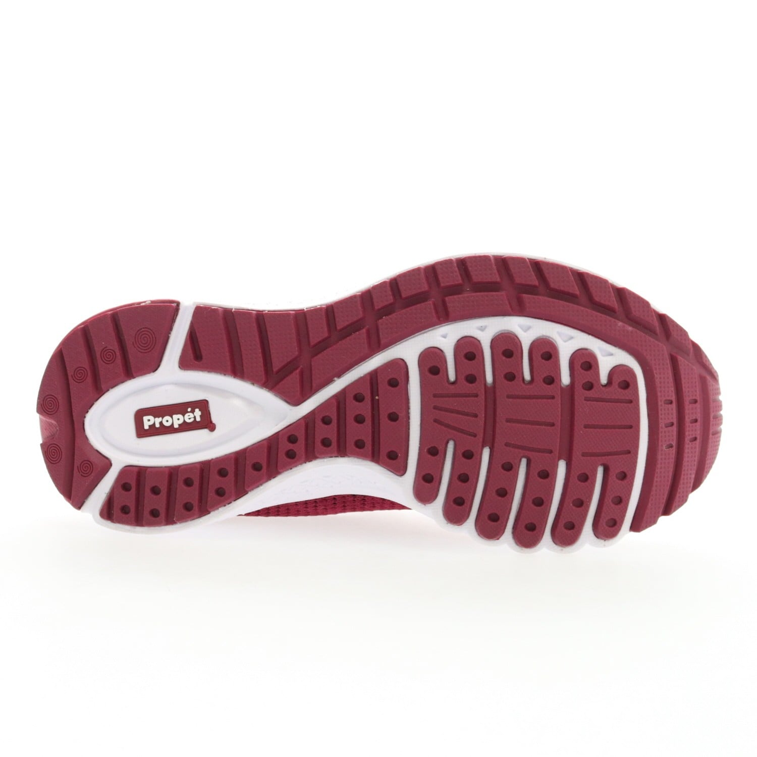 Propet Tour Knit Slide Women's Slide Sandal - Wine - bottom view