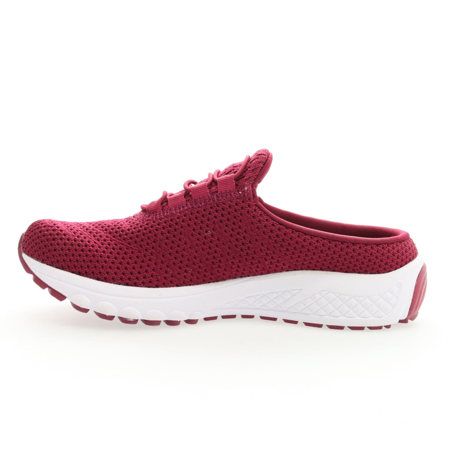 Propet Tour Knit Slide Women's Slide Sandal - Wine - inside view