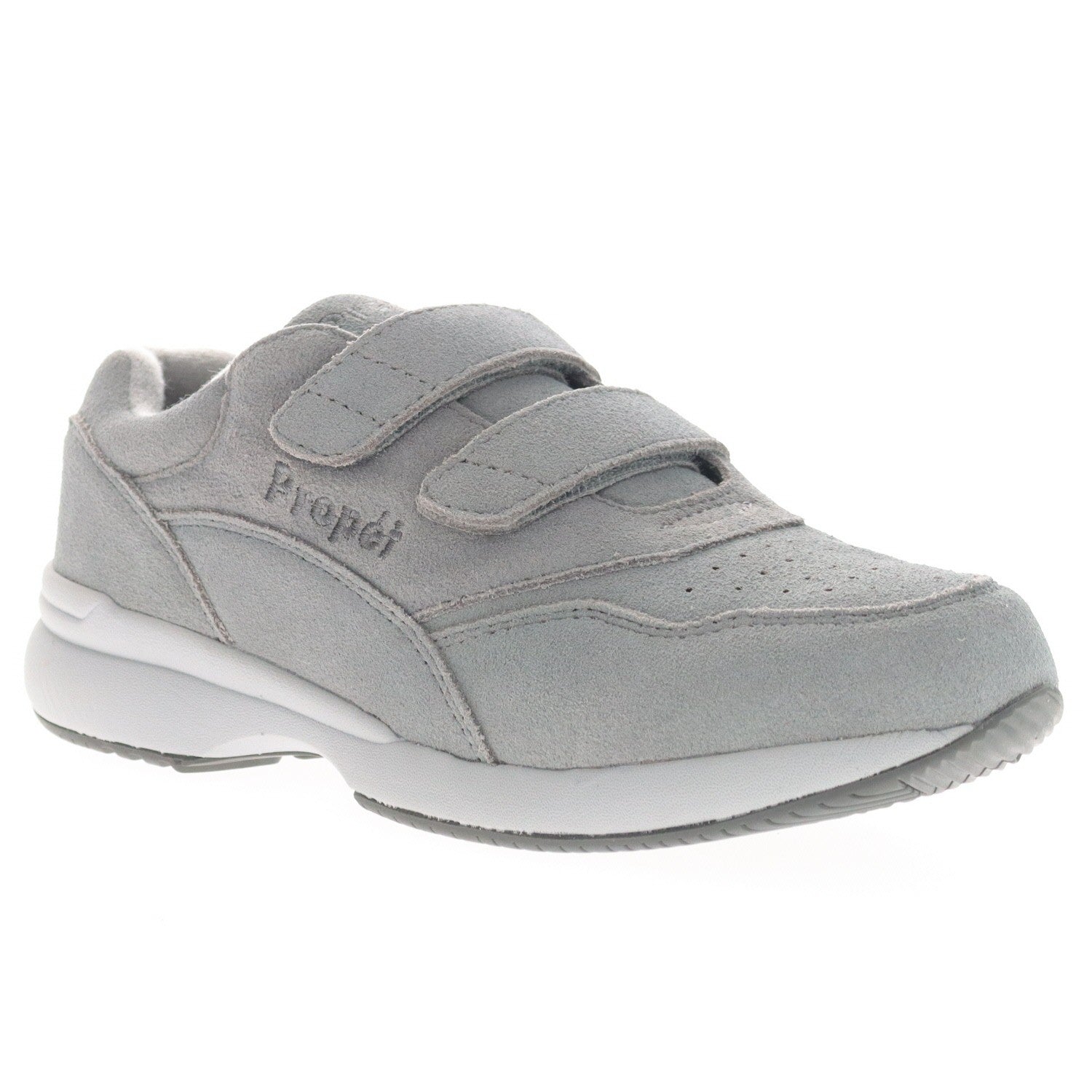 Propet Tour Walker Strap Women's Comfort Walking Shoes with Arch Support in Grey