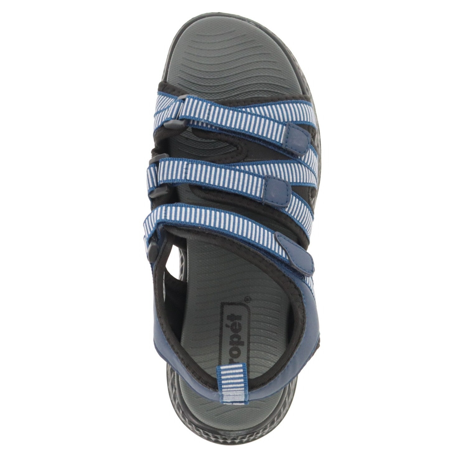Propet TravelActiv Adventure Women's Walking Sandal - Navy - top view