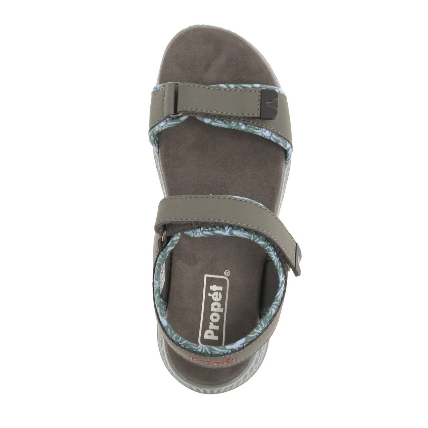 Propet TravelActiv Aspire Women's Walking Sandal - Green/summer Sage - top view