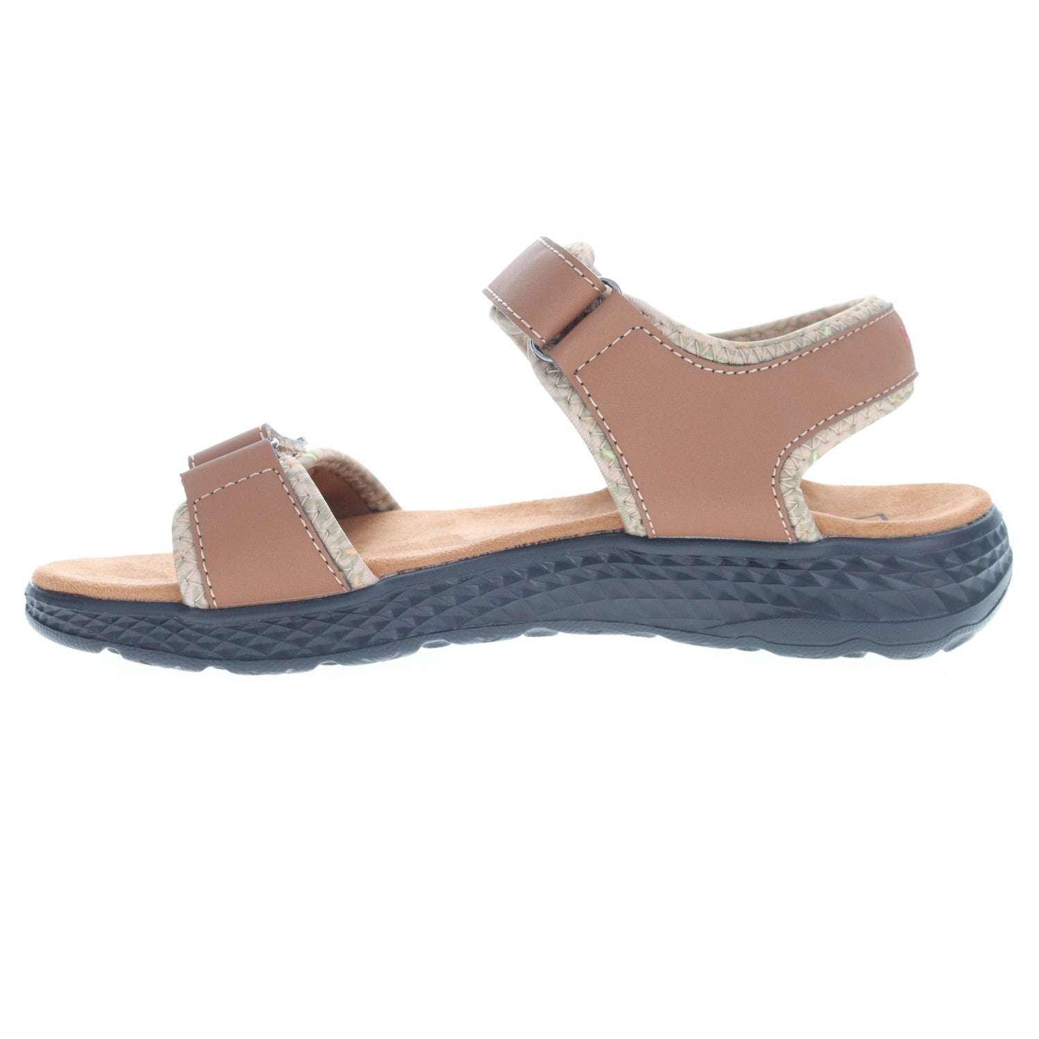 Propet TravelActiv Aspire Women's Walking Sandal - Tan/summer Yellow - inside view