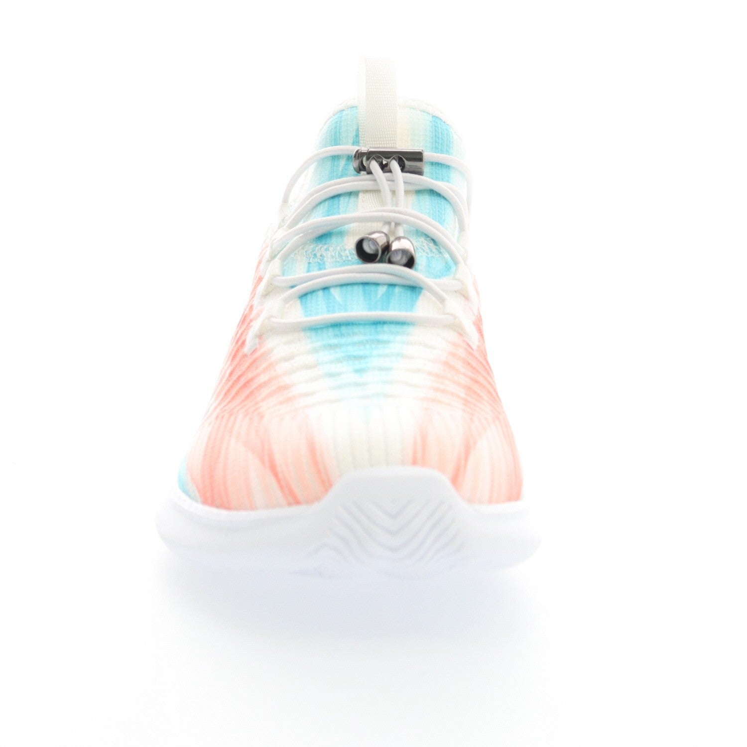 Propet TravelBound Women's Sneaker - White/peach - front view