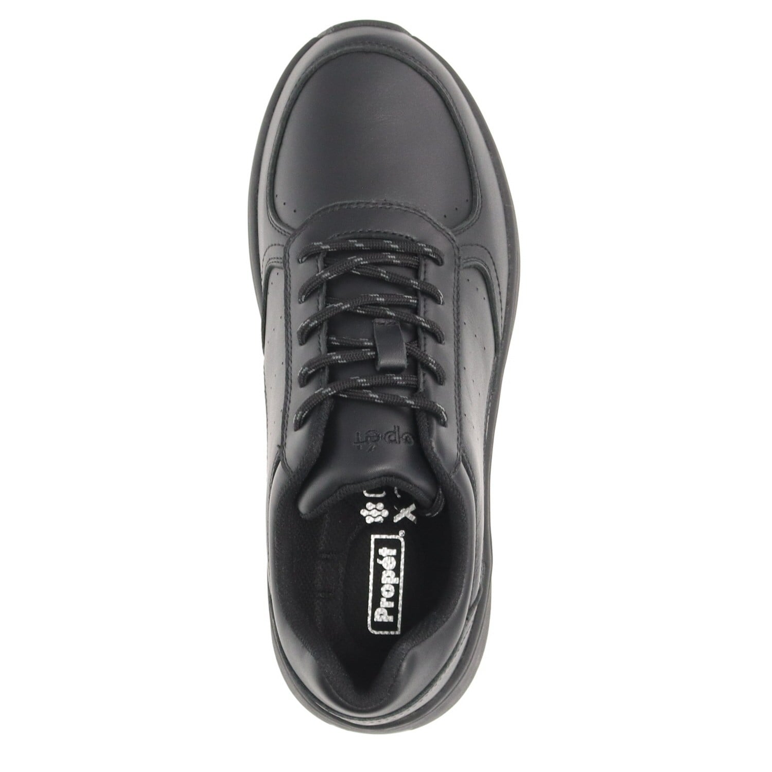 Propet Ultima Men's Walking Shoe - Black - top view