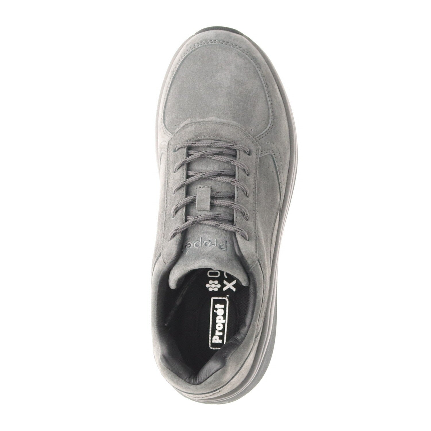 Propet Ultima Men's Walking Shoe - Charcoal Grey - top view