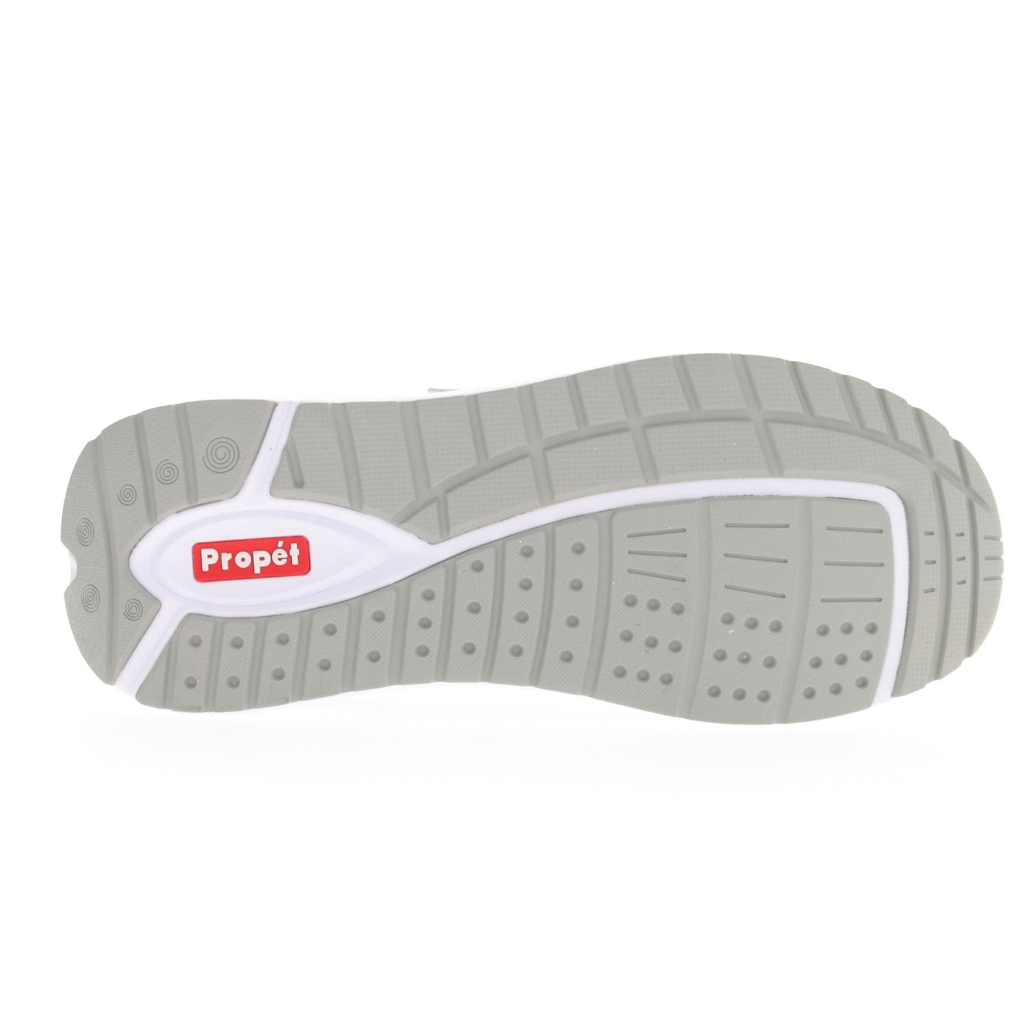 Propet Ultima Strap Men's Shoes - White - bottom view