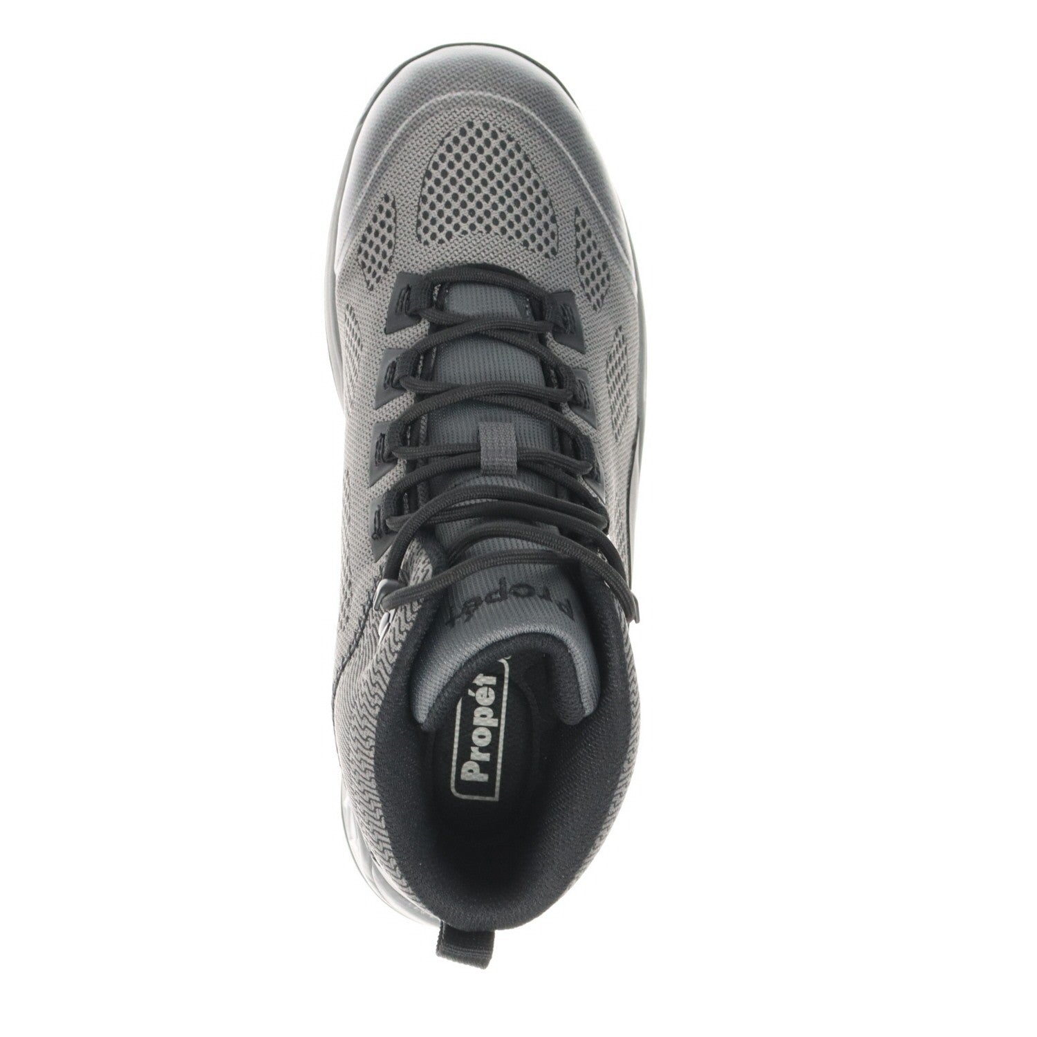 Propet Varese Men's Walking Shoe - Grey/black - top view