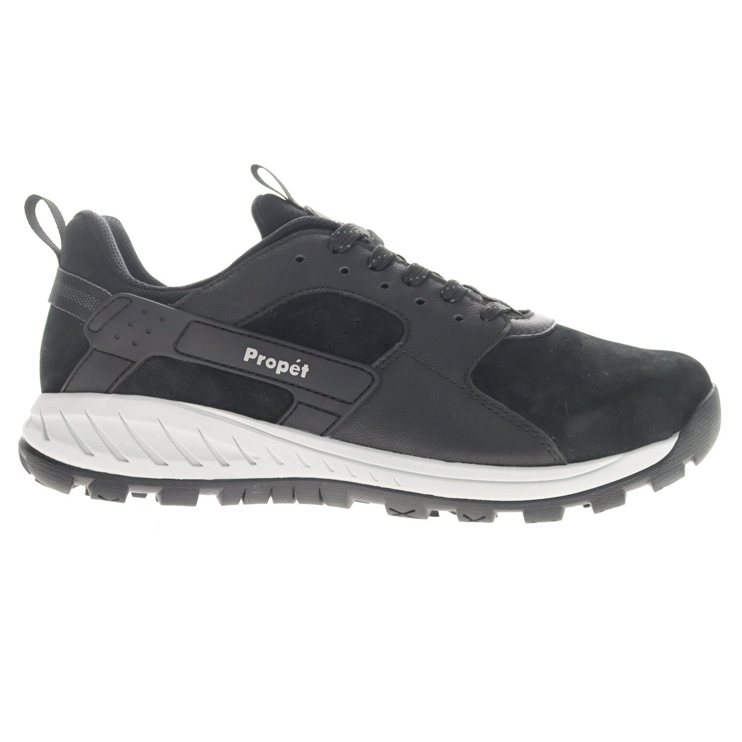 Propet Visp Men's Hiking Boot - Black Suede - outside view