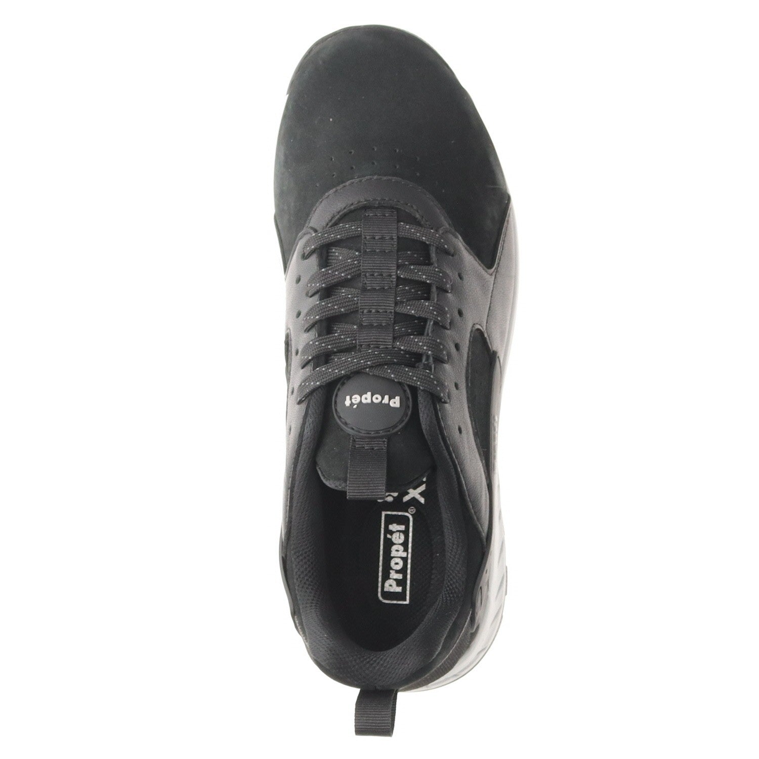 Propet Visp Men's Hiking Boot - Black Suede - top view