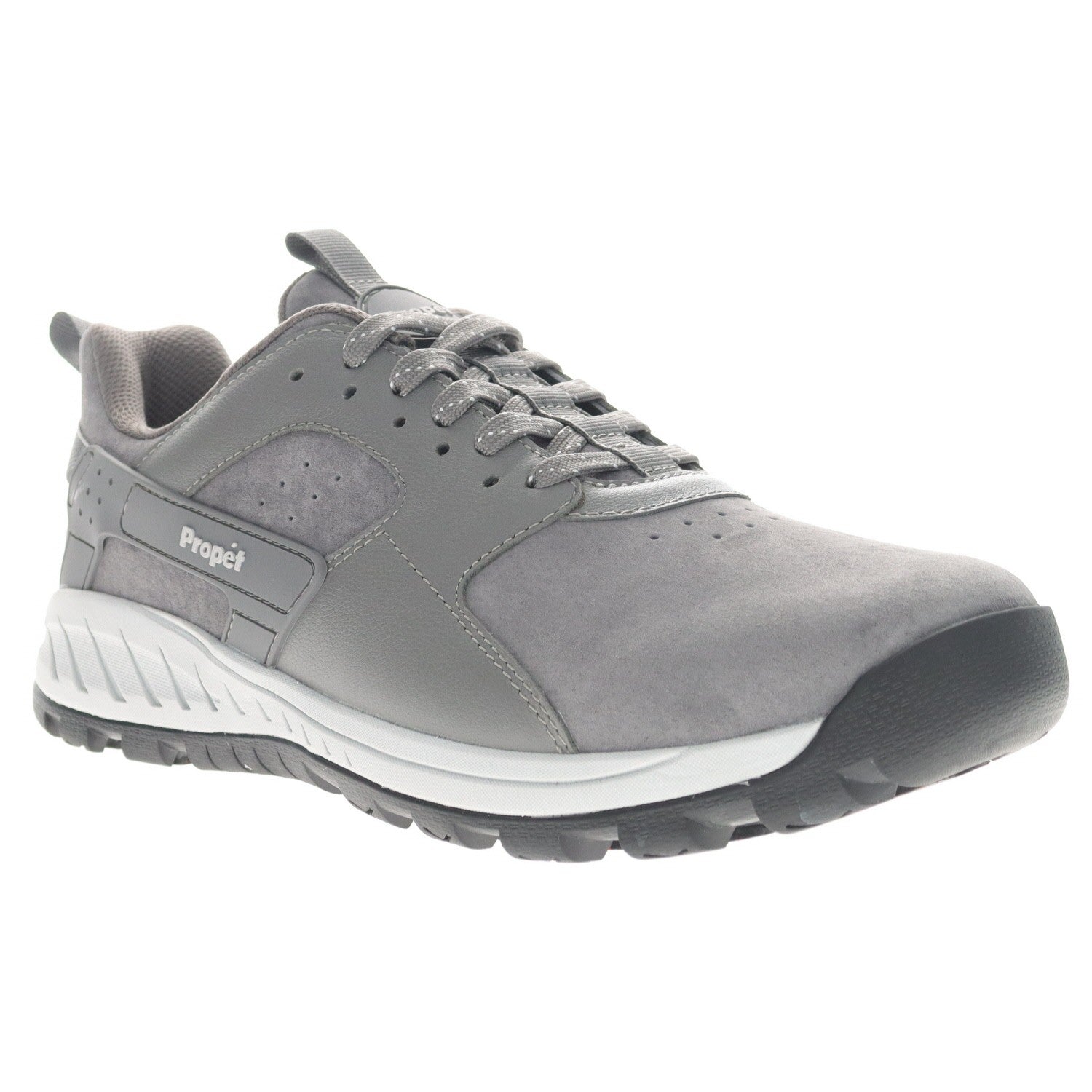 Propet Visp Men's Hiking Boot - Grey Suede - angle main