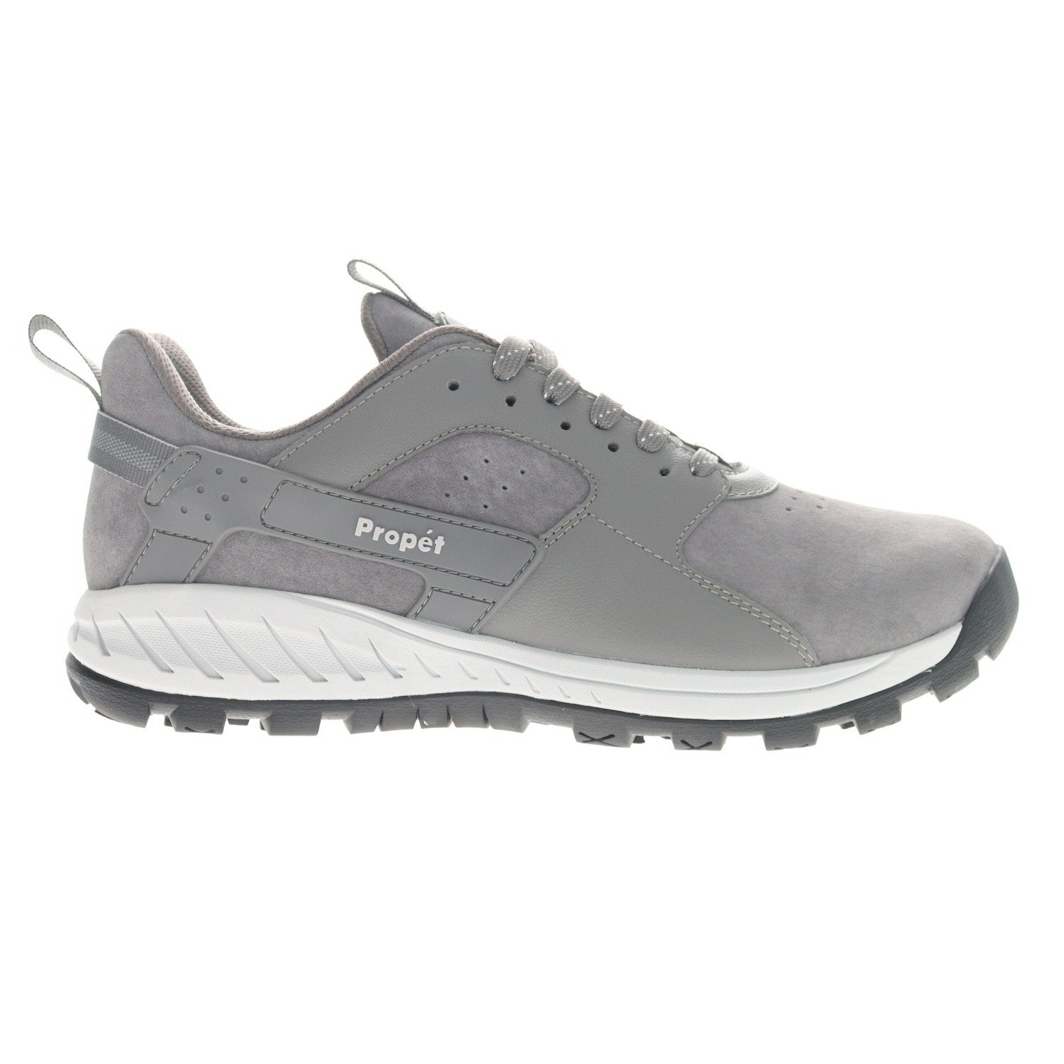 Propet Visp Men's Hiking Boot - Grey Suede - outside view
