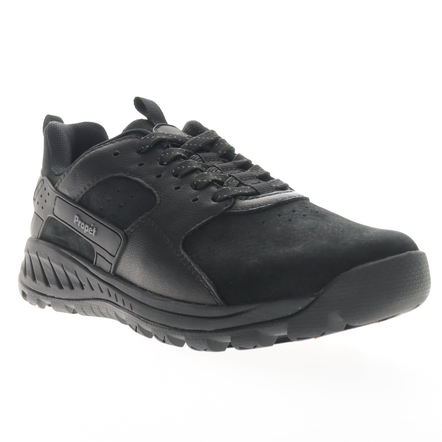 Propet Visper Women's Waterproof Hiking Shoe in Black Suede
