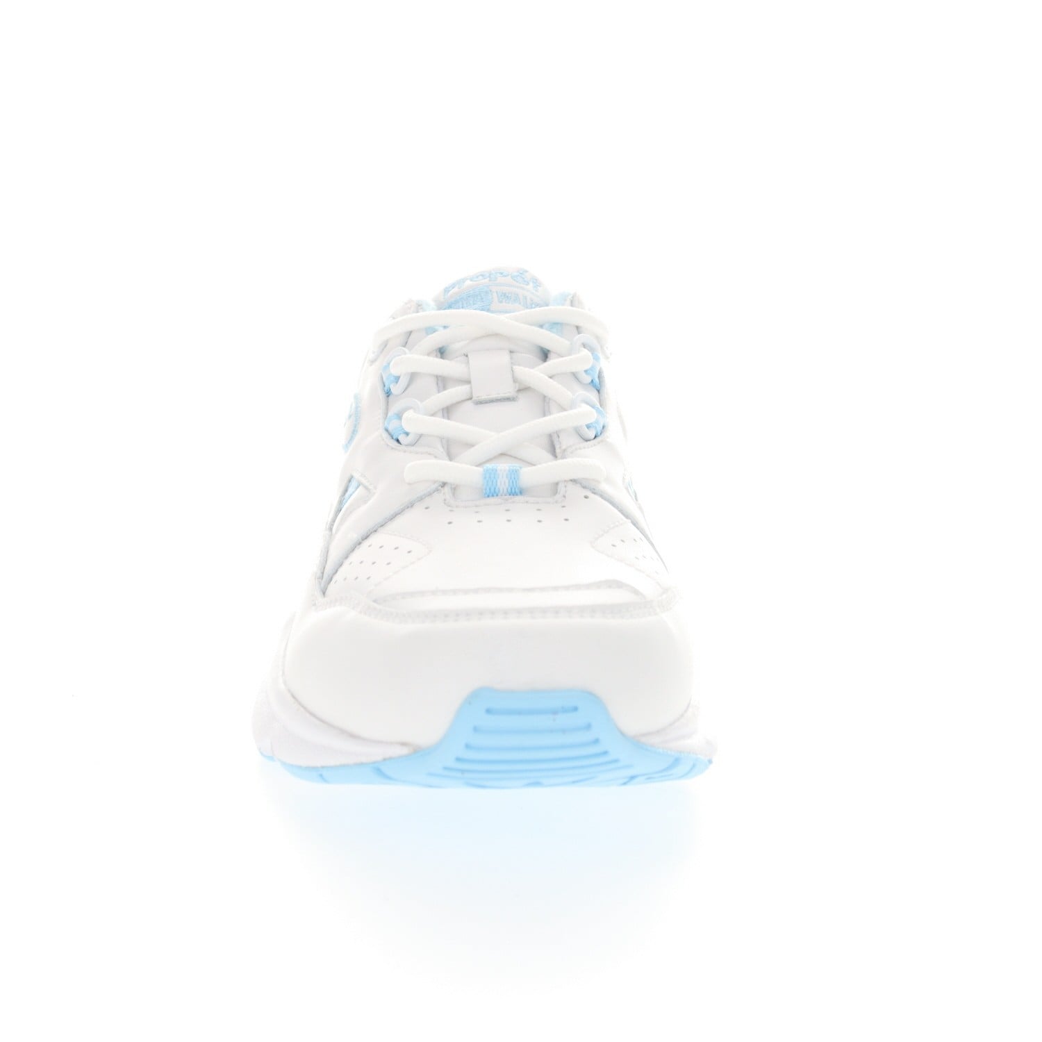 Propet Stability Walker Women's Sneakers - White/Lt Blue - Front