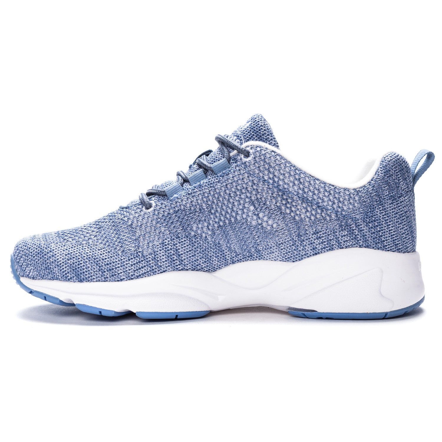 Propet Women's Stability Fly Sneakers - Denim/White - Instep Side