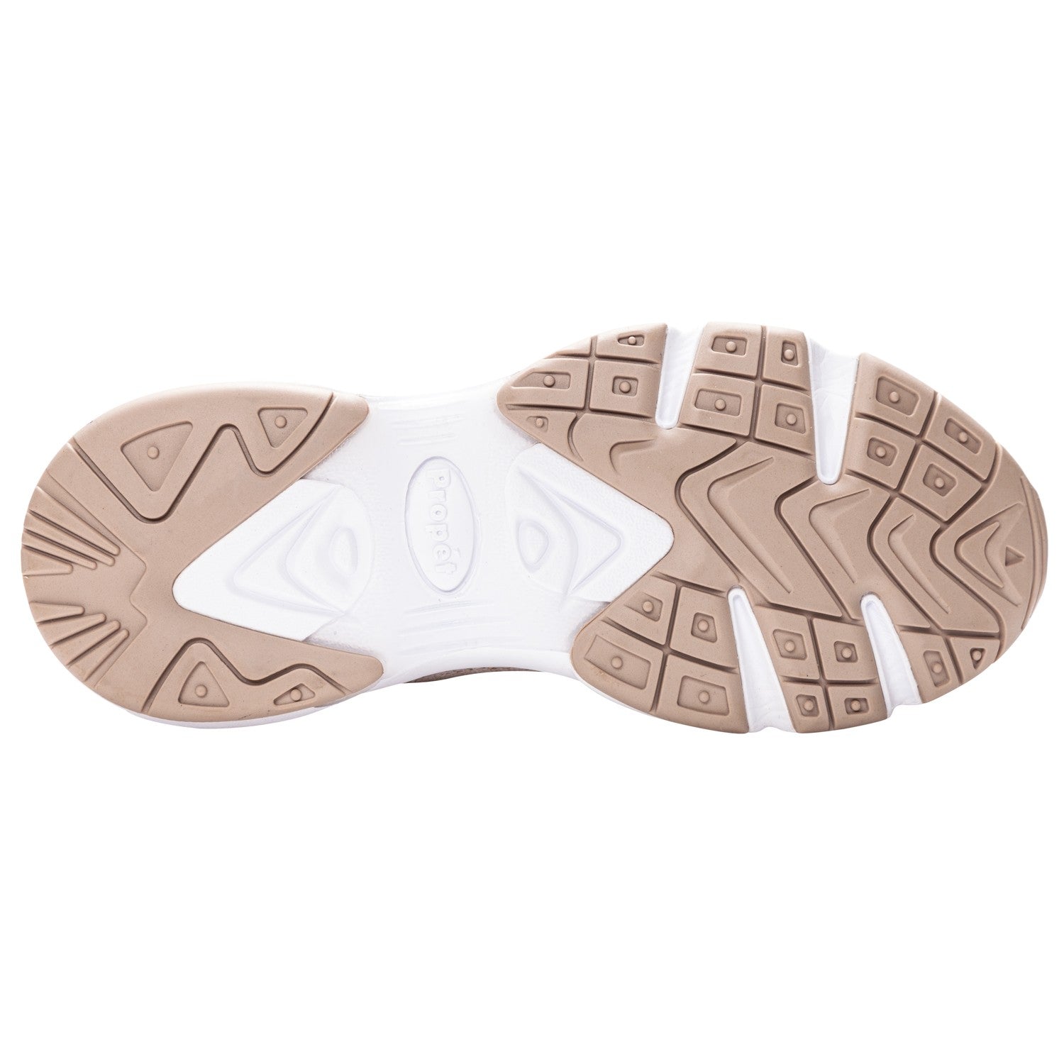 Propet Women's Stability Fly Sneakers - Sand/White - Sole