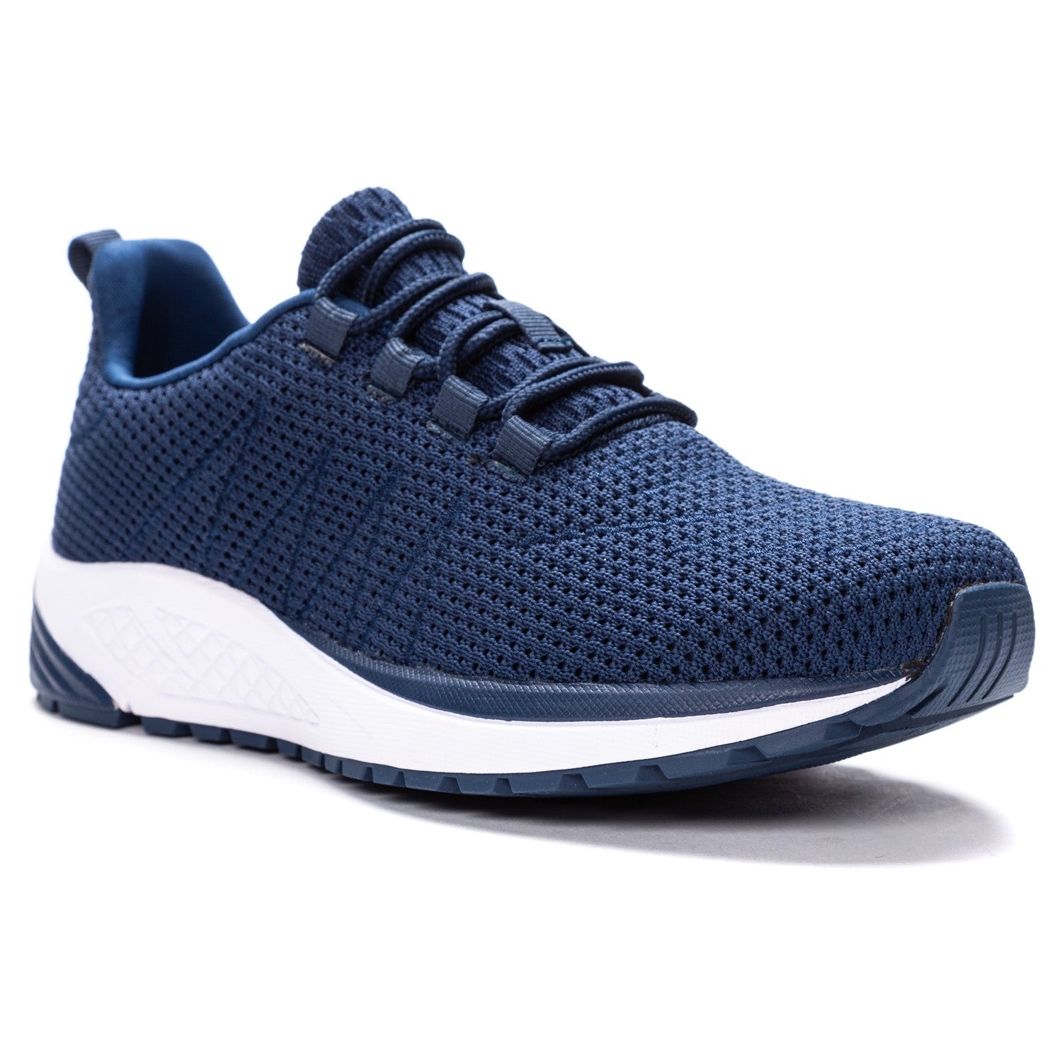 Propet Women's Tour Knit Sneakers - Indigo - Angle