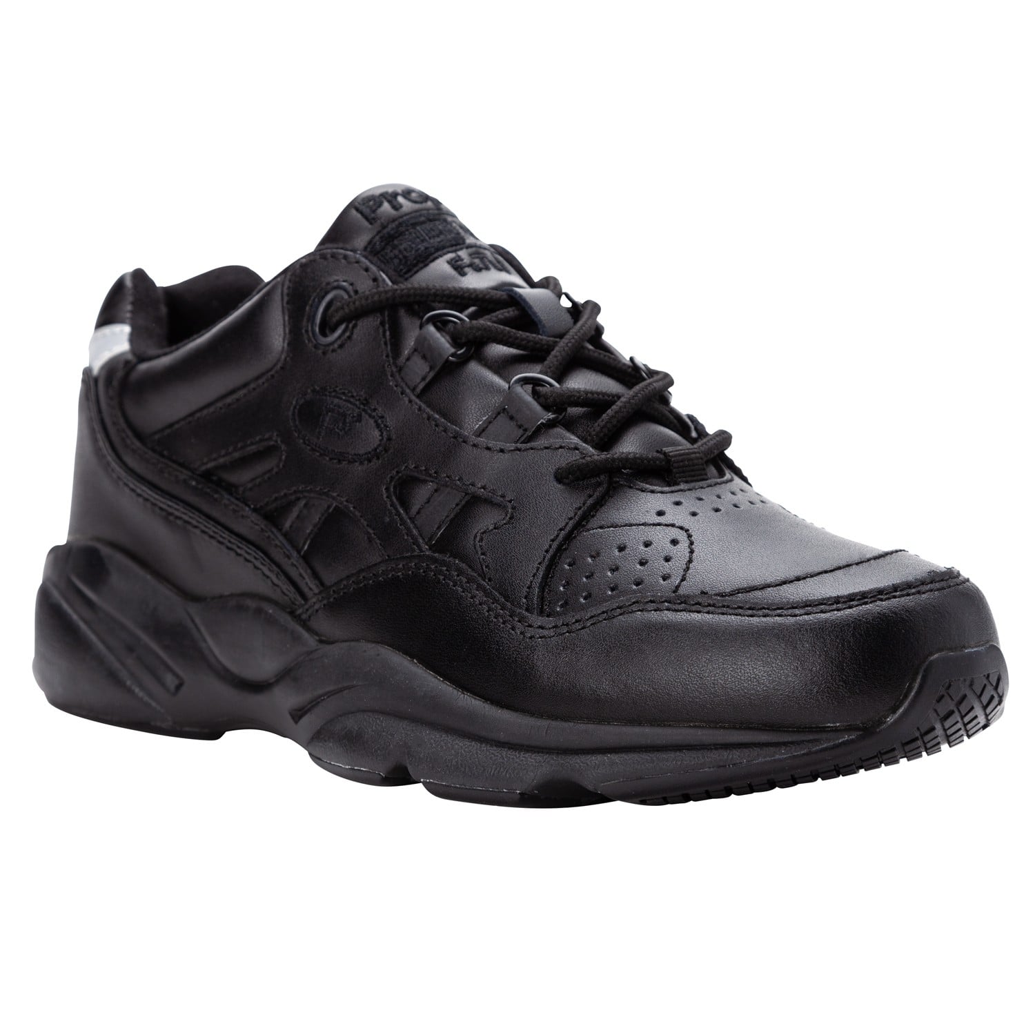 Propet Women's Stana Slip-Resistant Shoes in Black