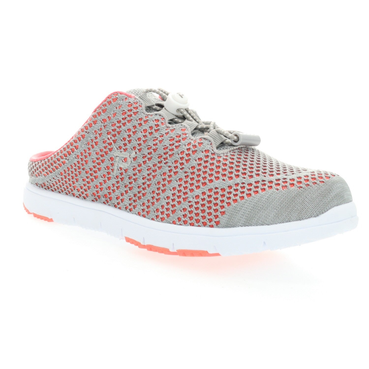 Propet TravelWalker Evo Slide Sneakers in Coral/Grey