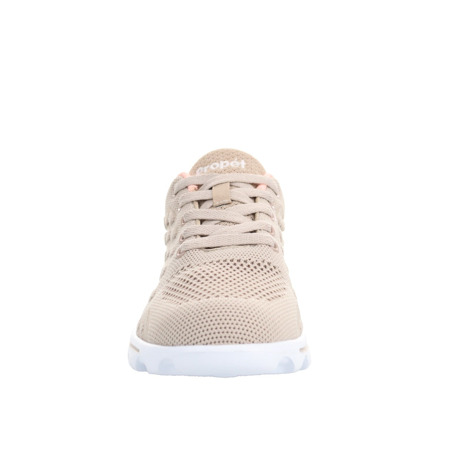 Propet Women's TravelActiv Axial Sneakers - Taupe/Peach - Front