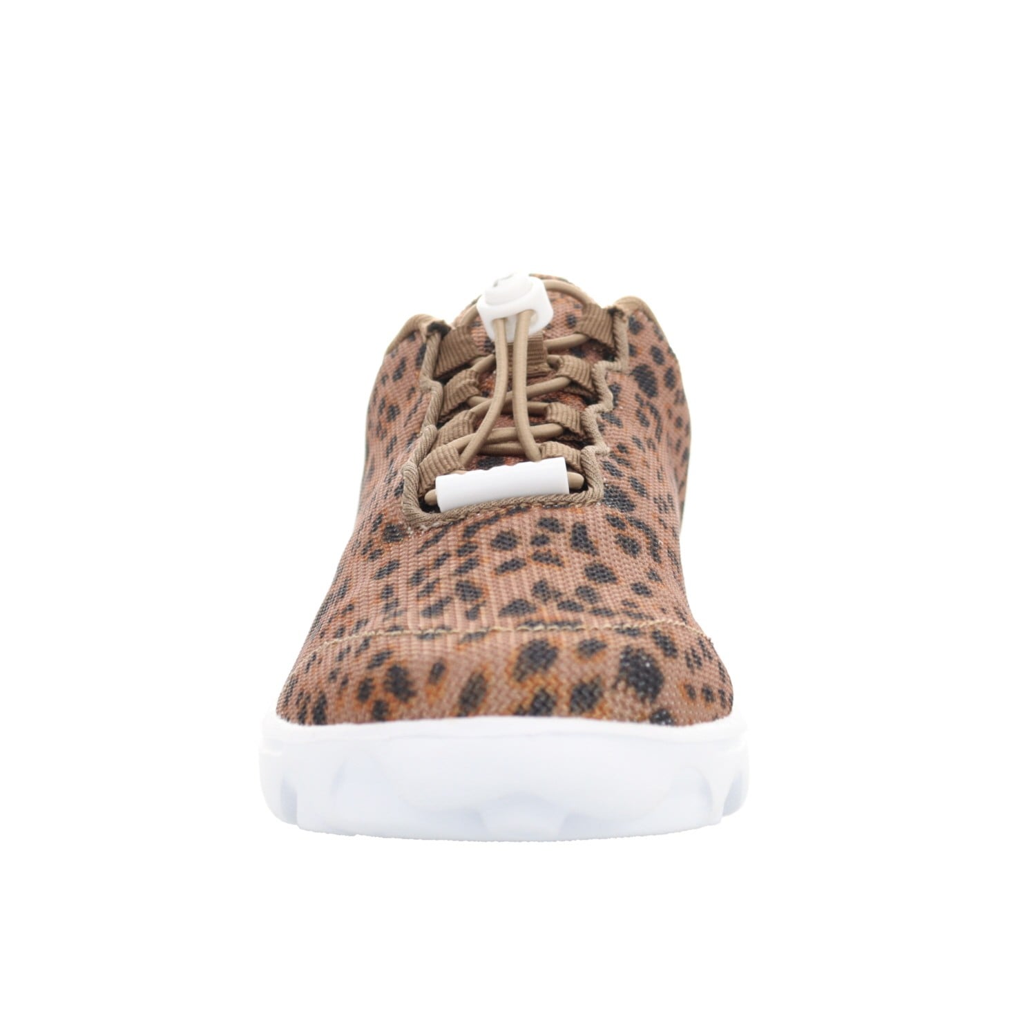 Propet Women's TravelActiv Safari Sneakers - Brown Cheetah - Front