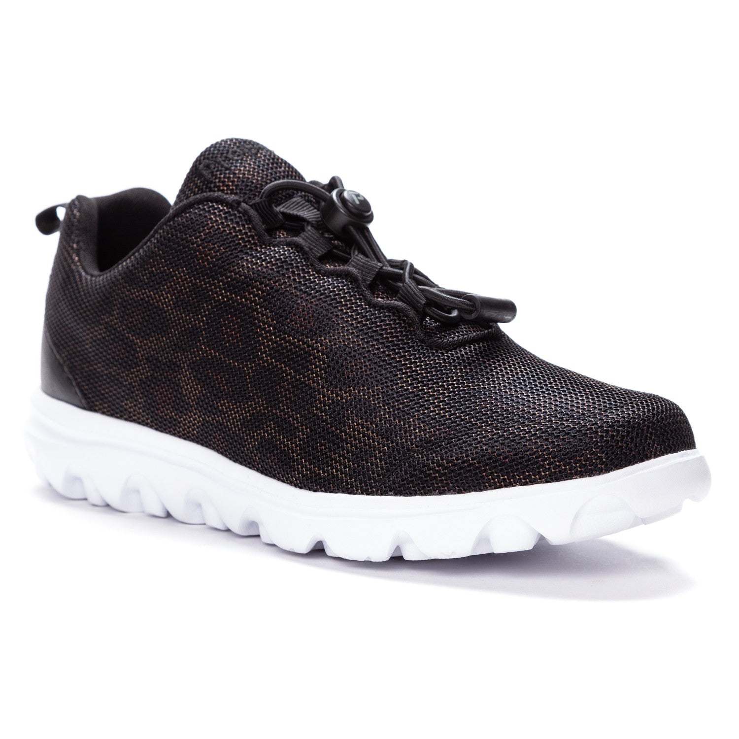 Propet Women's TravelActiv Safari Sneakers - Black - Angle