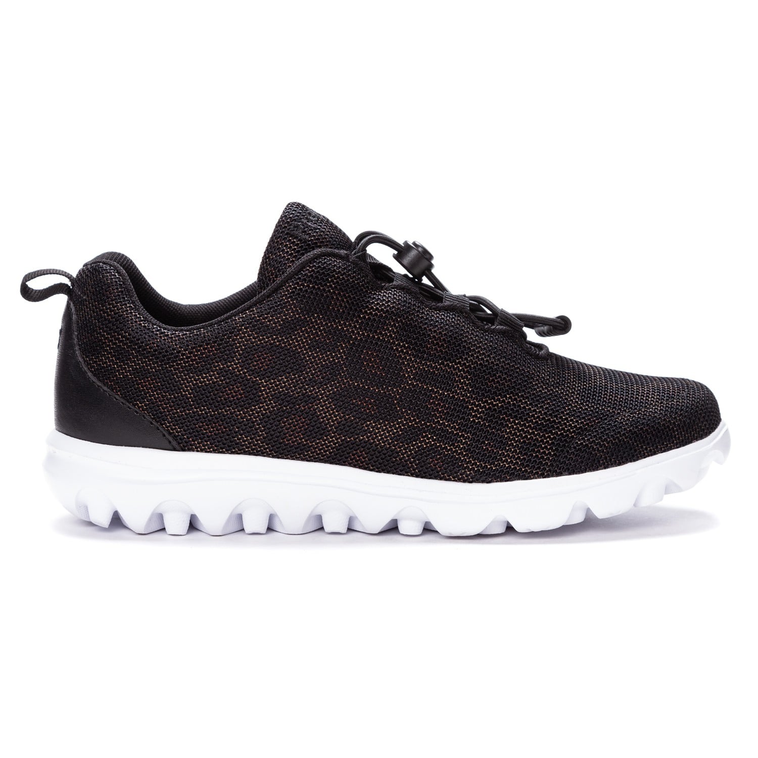 Propet Women's TravelActiv Safari Sneakers - Black - Outer Side