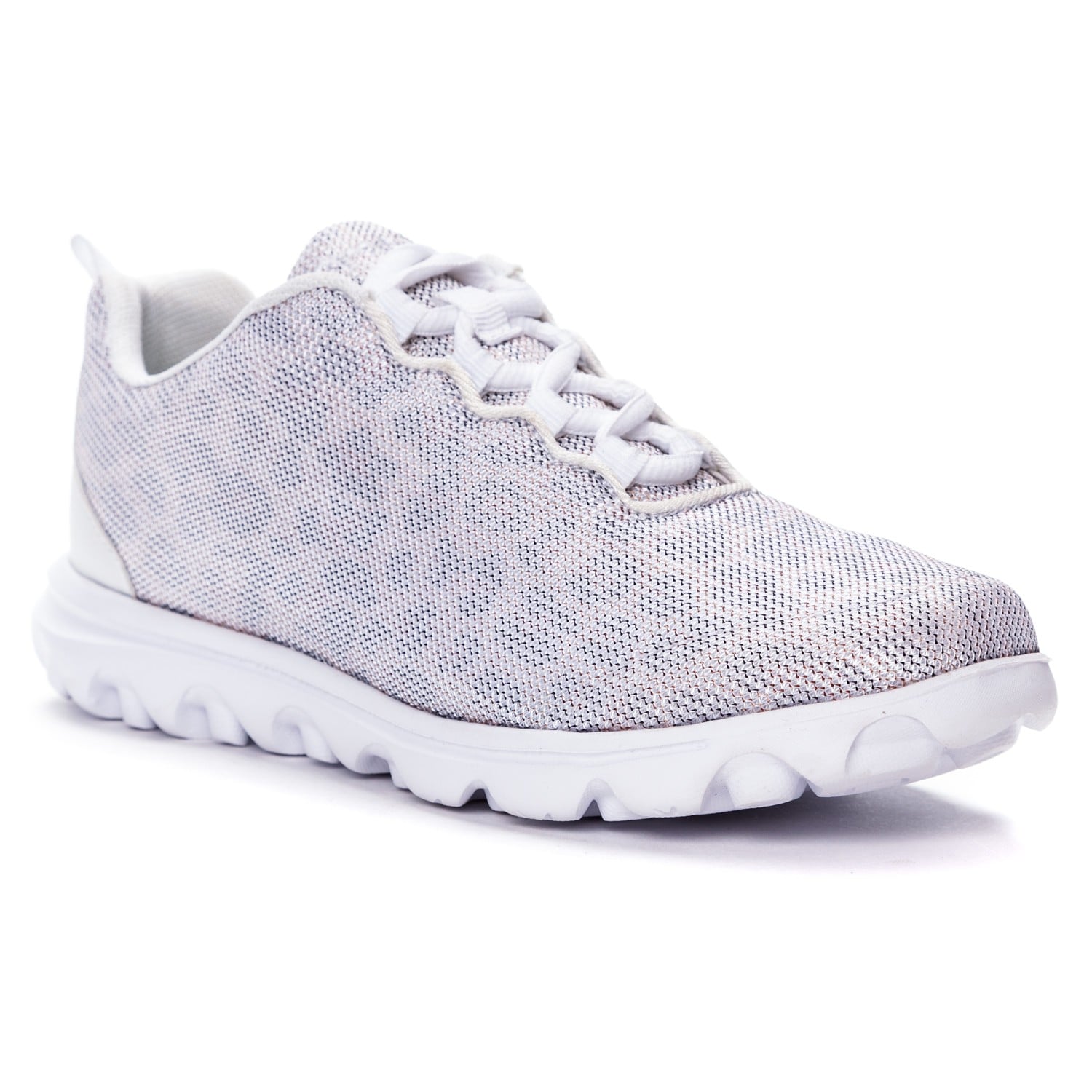 Propet Women's TravelActiv Safari Sneakers - White - Angle
