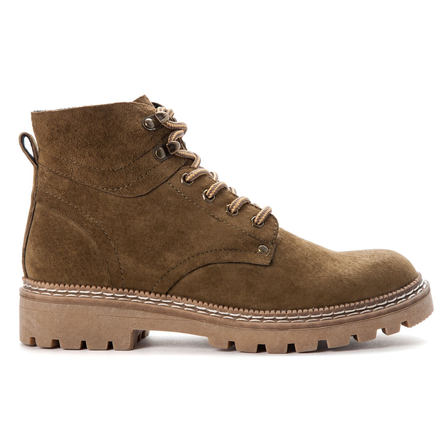 Propet Dakota Women's Lace Up Boots - Olive - Outer Side
