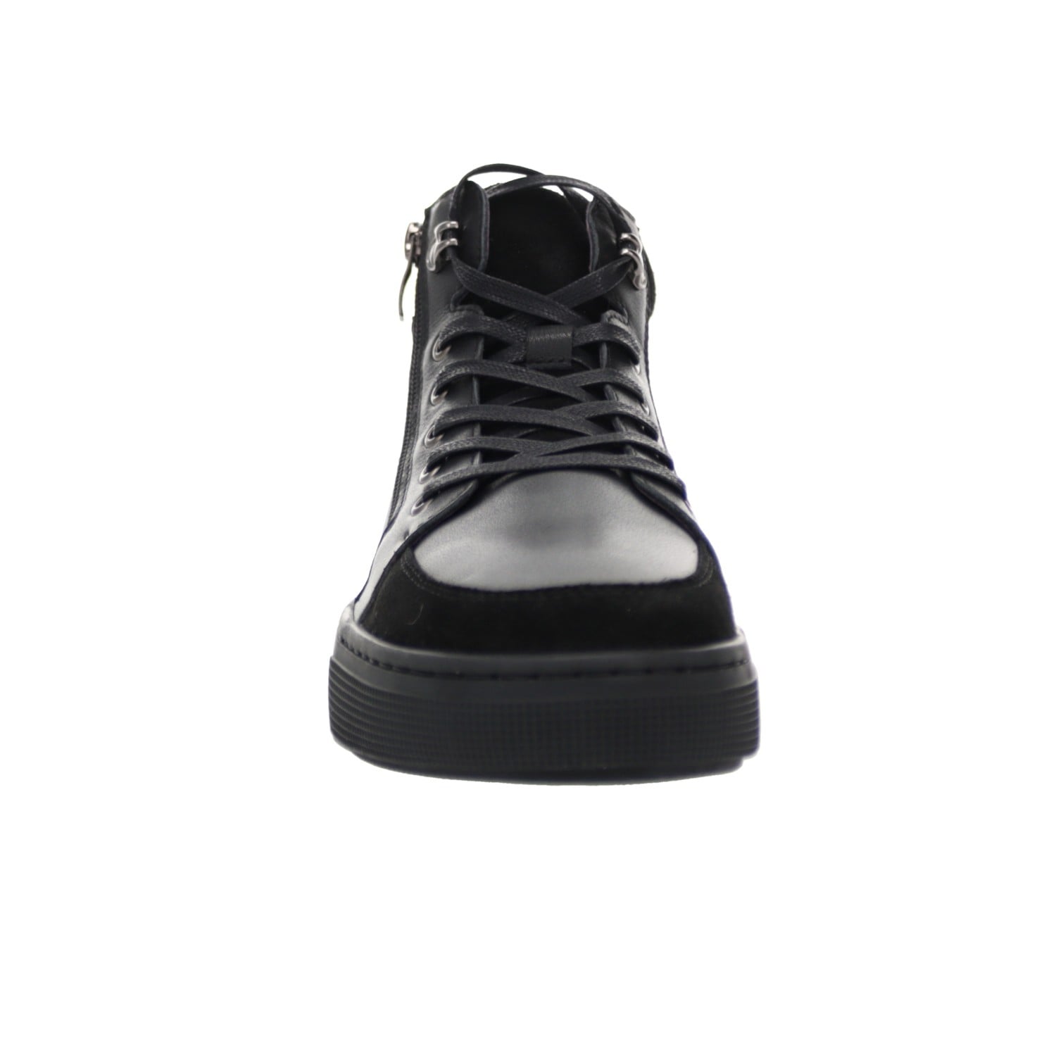 Propet Women's Kasia Hi-Top Sneakers - Black - Front