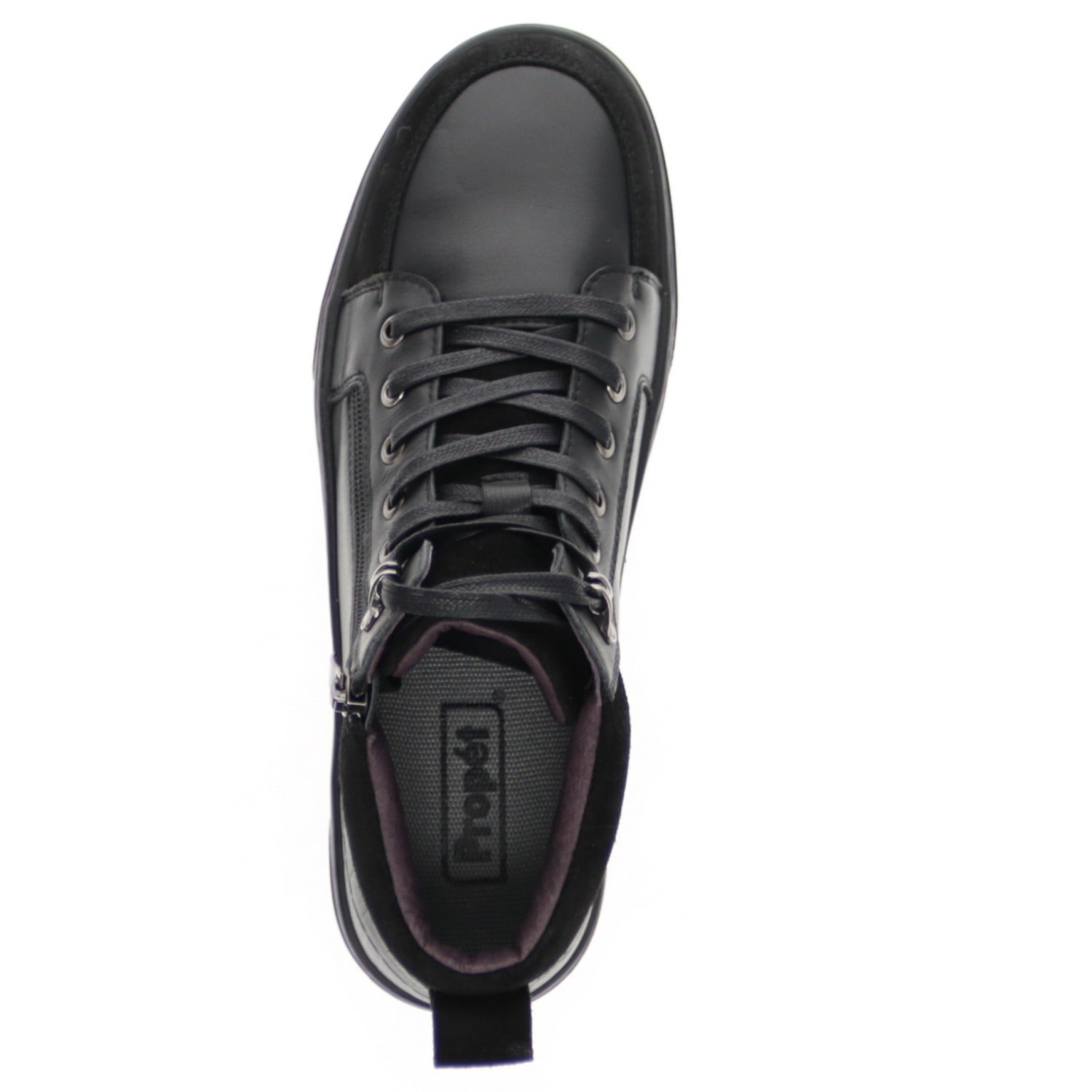 Propet Women's Kasia Hi-Top Sneakers - Black - Top