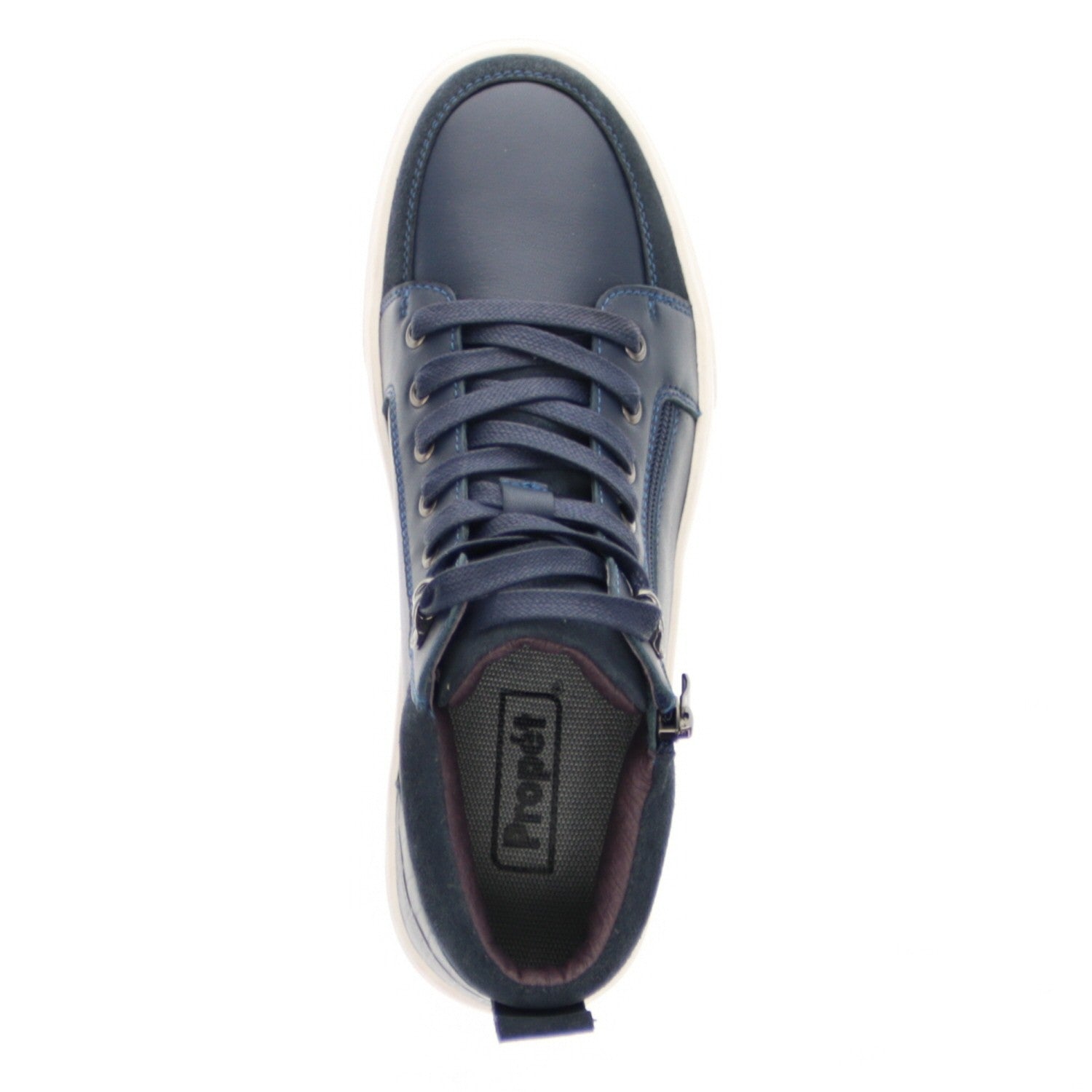 Propet Women's Kasia Hi-Top Sneakers - Navy - Top