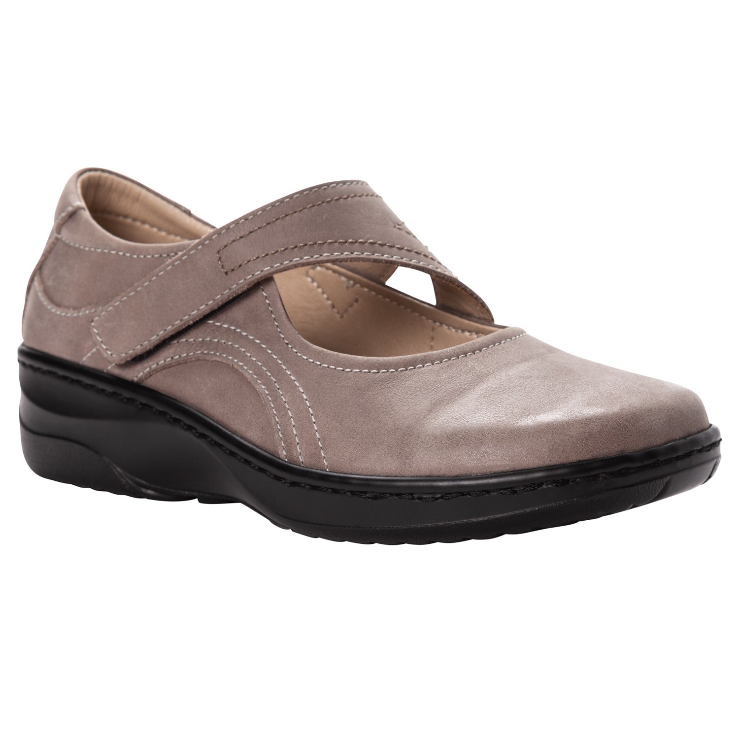 Propet Golda Women's Diabetic Comfort Shoe in Grey